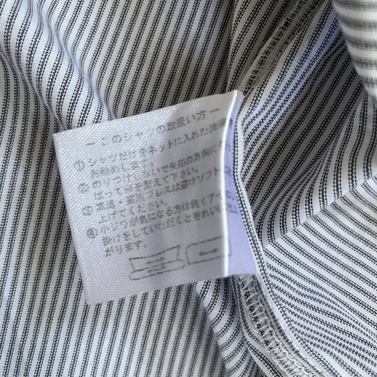 Yohji Yamamoto Sacsny by Yohji Yamamoto Stripe Long Sleeve Shirt Size US XL / EU 56 / 4 - 7 Thumbnail