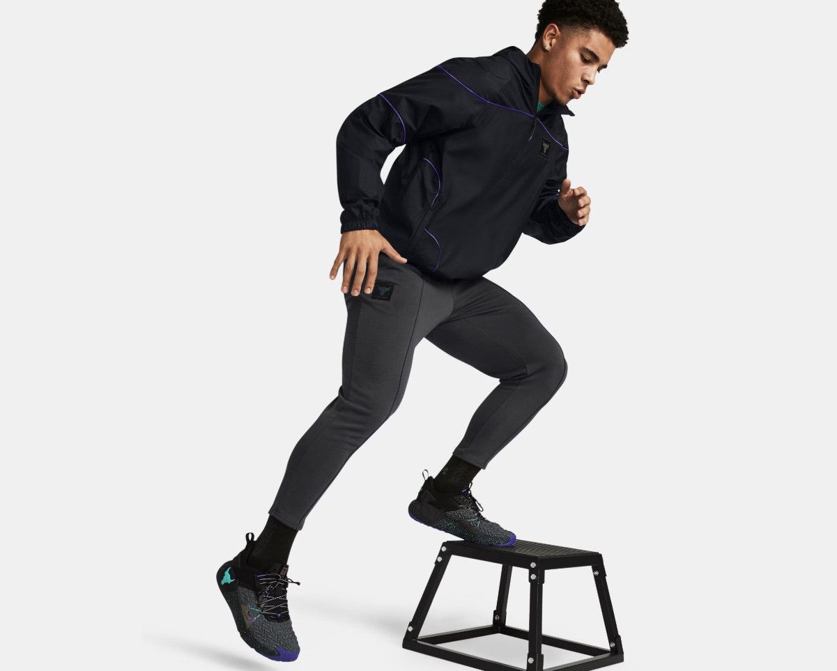 Under Armour Under Armour 1380128 Project Rock Anorak Jacket Black ( S ) Size US S / EU 44-46 / 1 - 1 Thumbnail