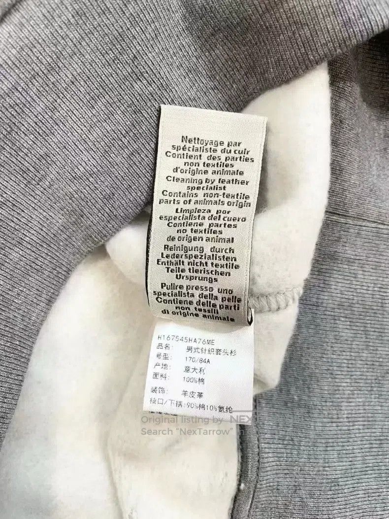 Hermes Hermes Hooded grey sweatshirt with horse head Size US M / EU 48-50 / 2 - 6 Thumbnail