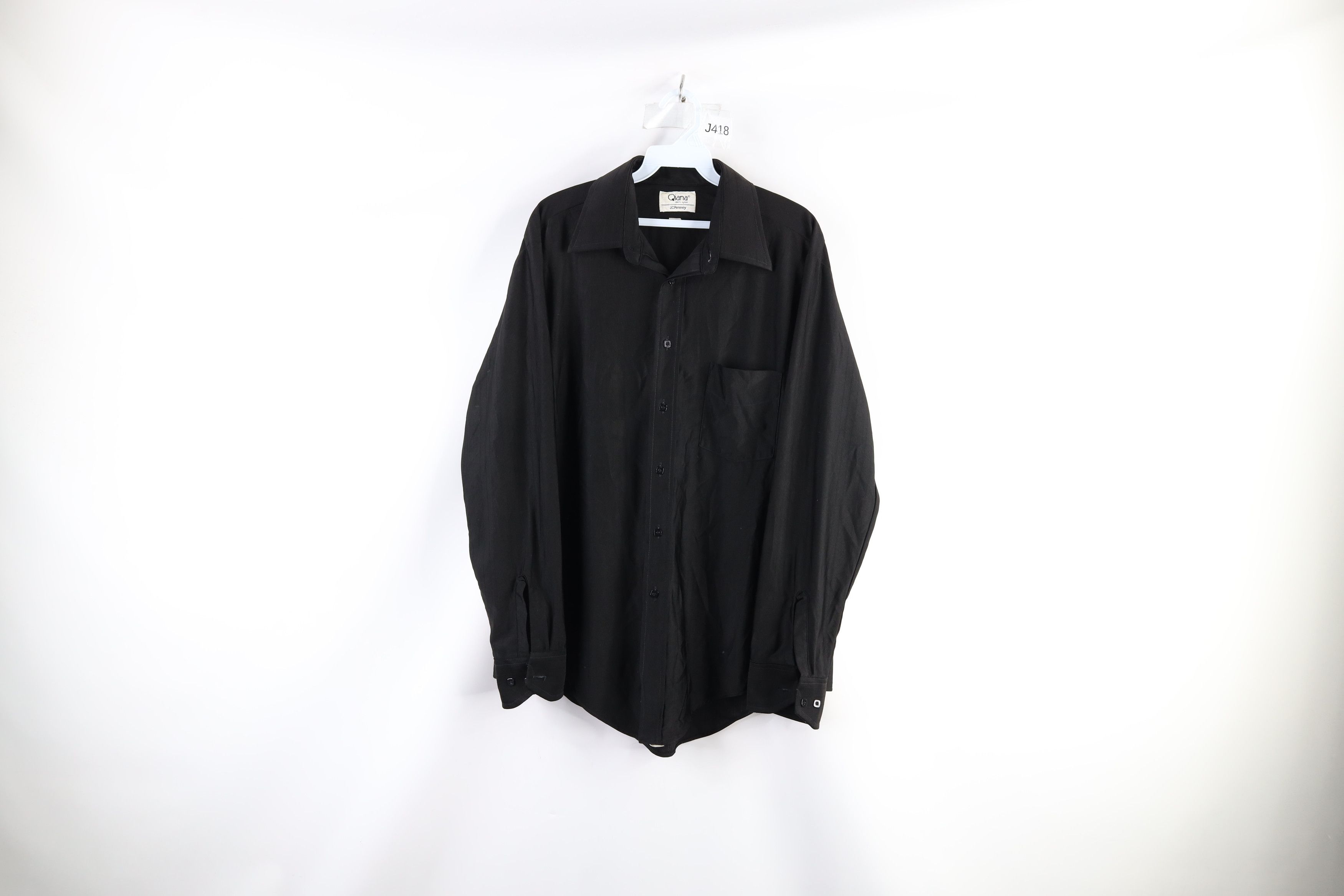 Vintage Vintage 70s Streetwear Disco Dance Collared Button Shirt Size ONE SIZE - 1 Thumbnail