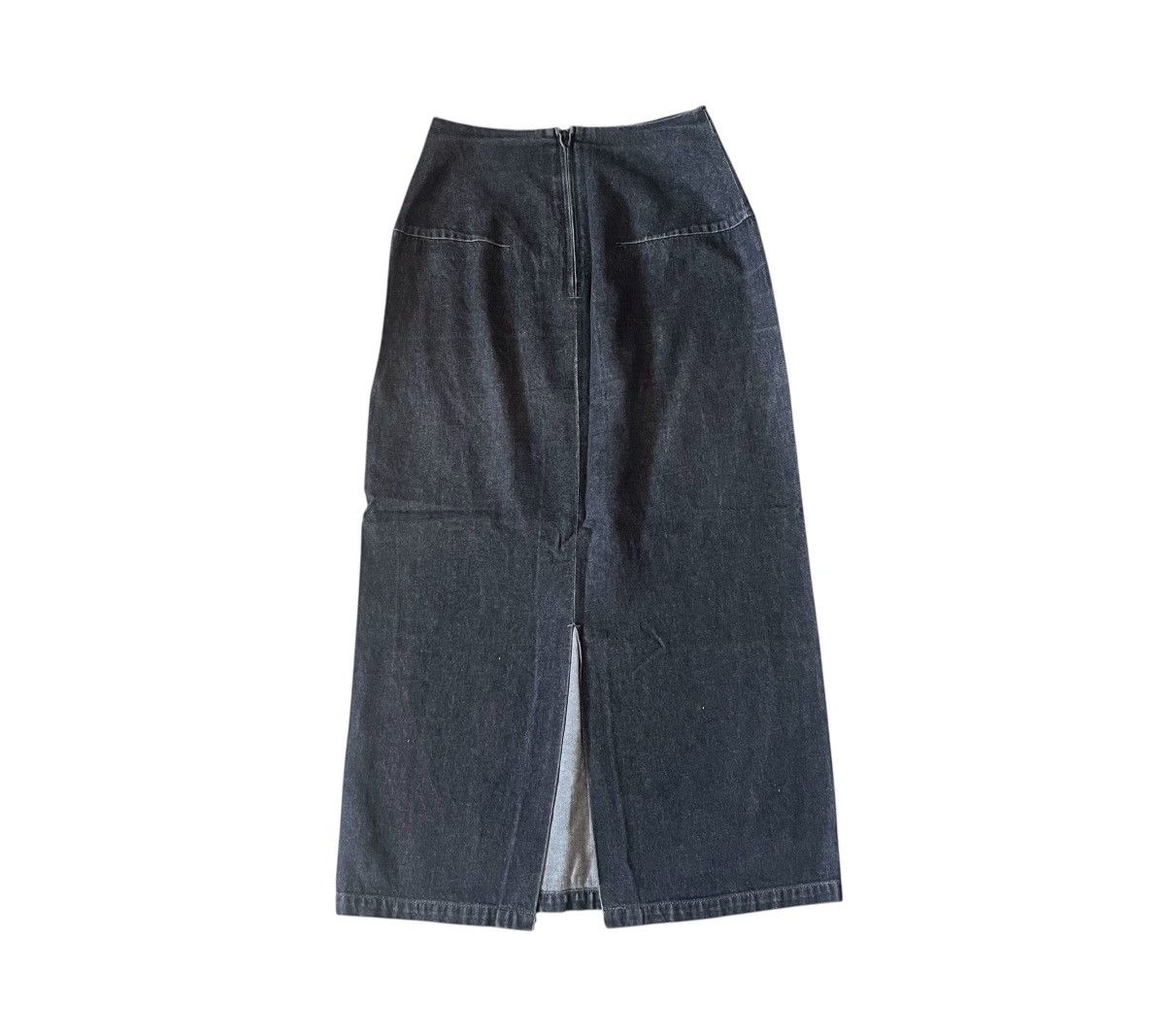 Yohji Yamamoto TAX FREE 🇺🇸 Vintage yohji yamamoto y’s maxi denim skirt Size 25" / US 0 / IT 36 - 1 Thumbnail