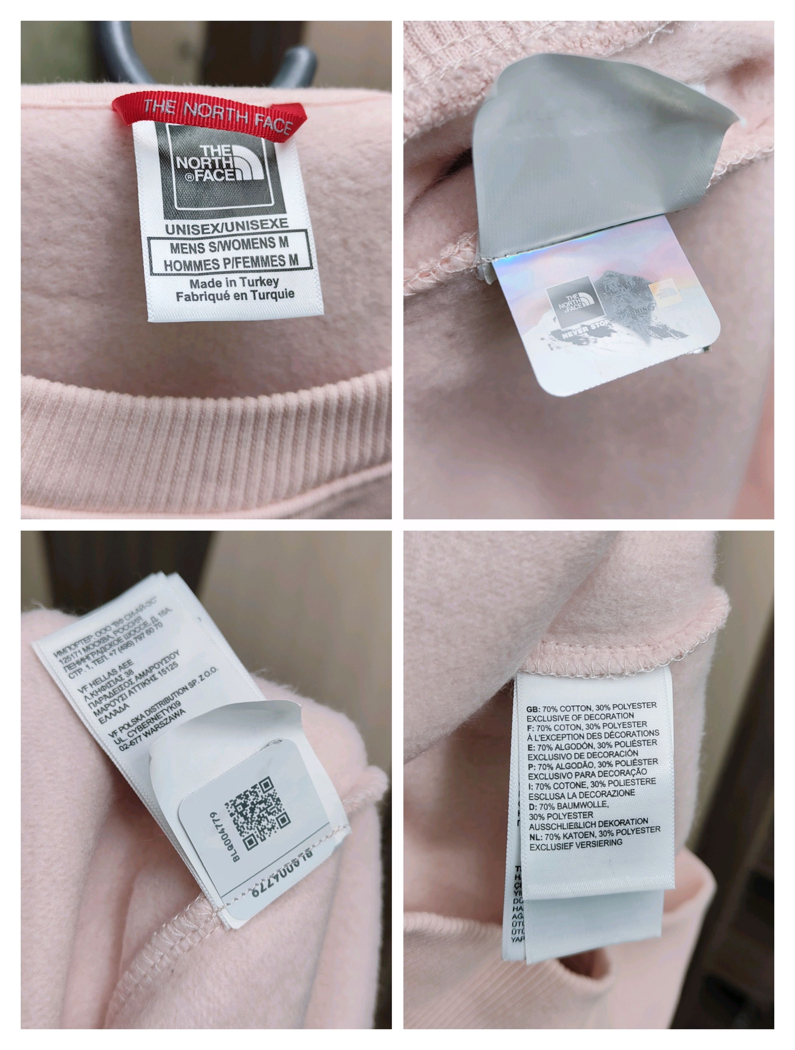 The North Face Sweatshirt The North Face Unisex the north face pink swtshrt Size US M / EU 48-50 / 2 - 4 Thumbnail