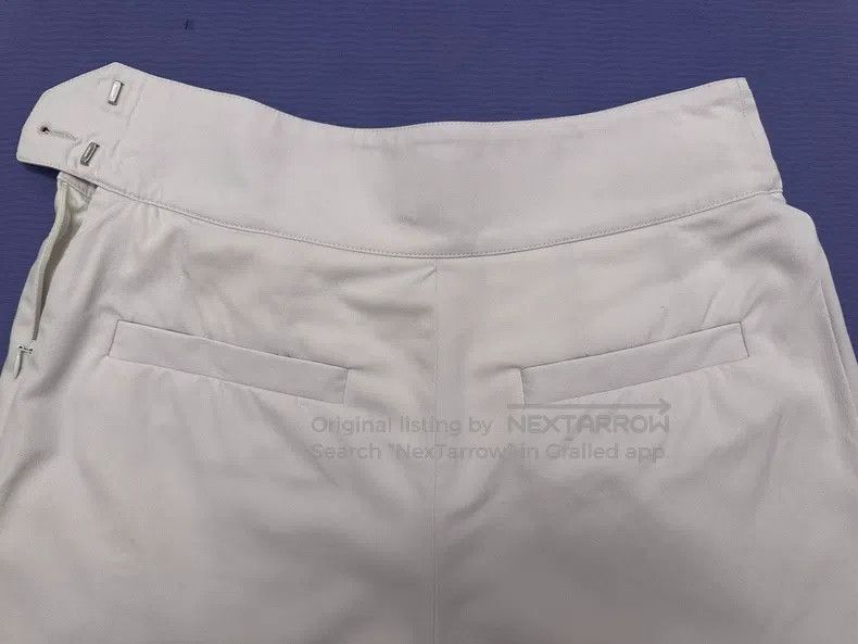 Hermes Hermes White Shorts Size 25" / US 0 / IT 36 - 3 Thumbnail