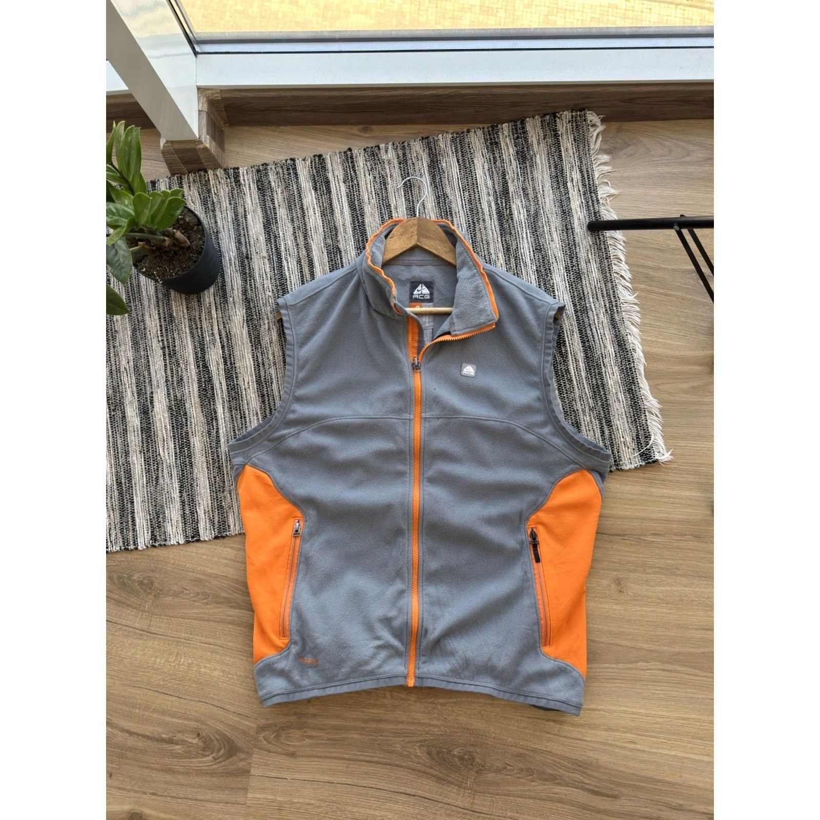 Nike ACG VINTAGE Nike ACG Fleece Grey Vest Men L Windbreaker 90s Outdoor Retro Casual Sports USA Shirt/Outerwear Size US L / EU 52-54 / 3 - 2 Thumbnail