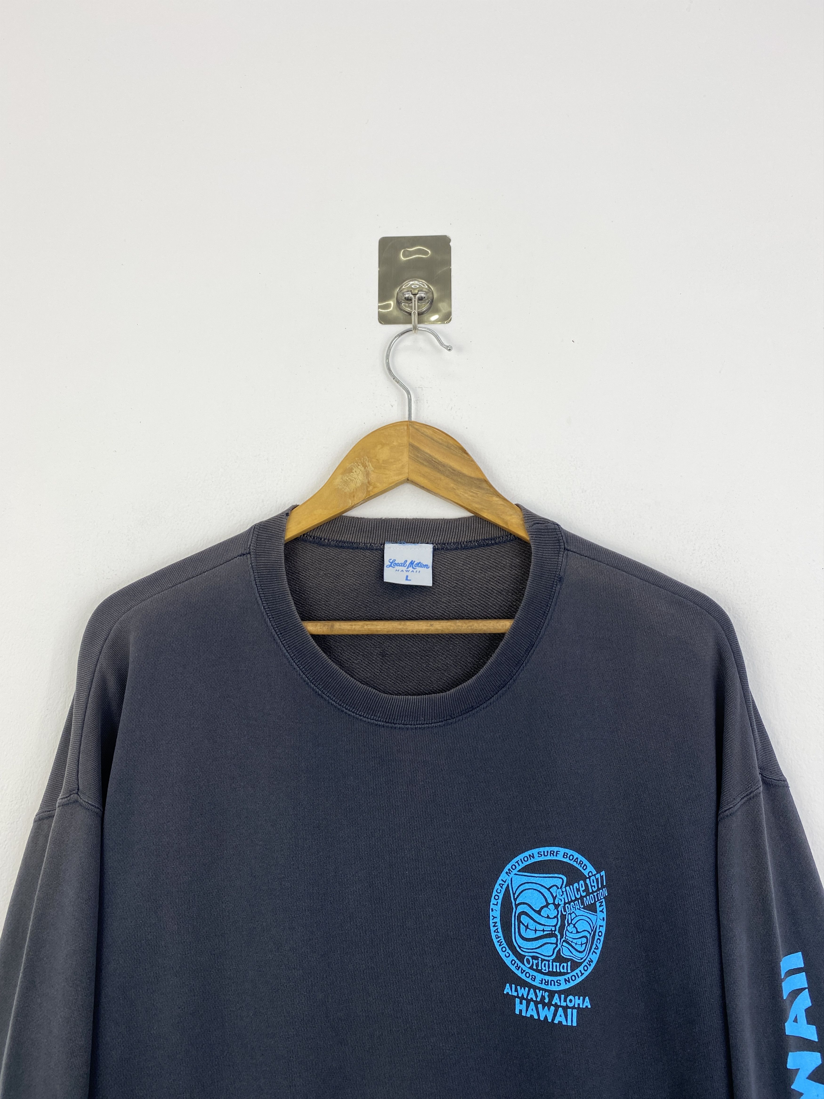 Vintage Local Motion Hawaii Backhit Crewneck Sweatshirt SH0048 Size US L / EU 52-54 / 3 - 4 Thumbnail
