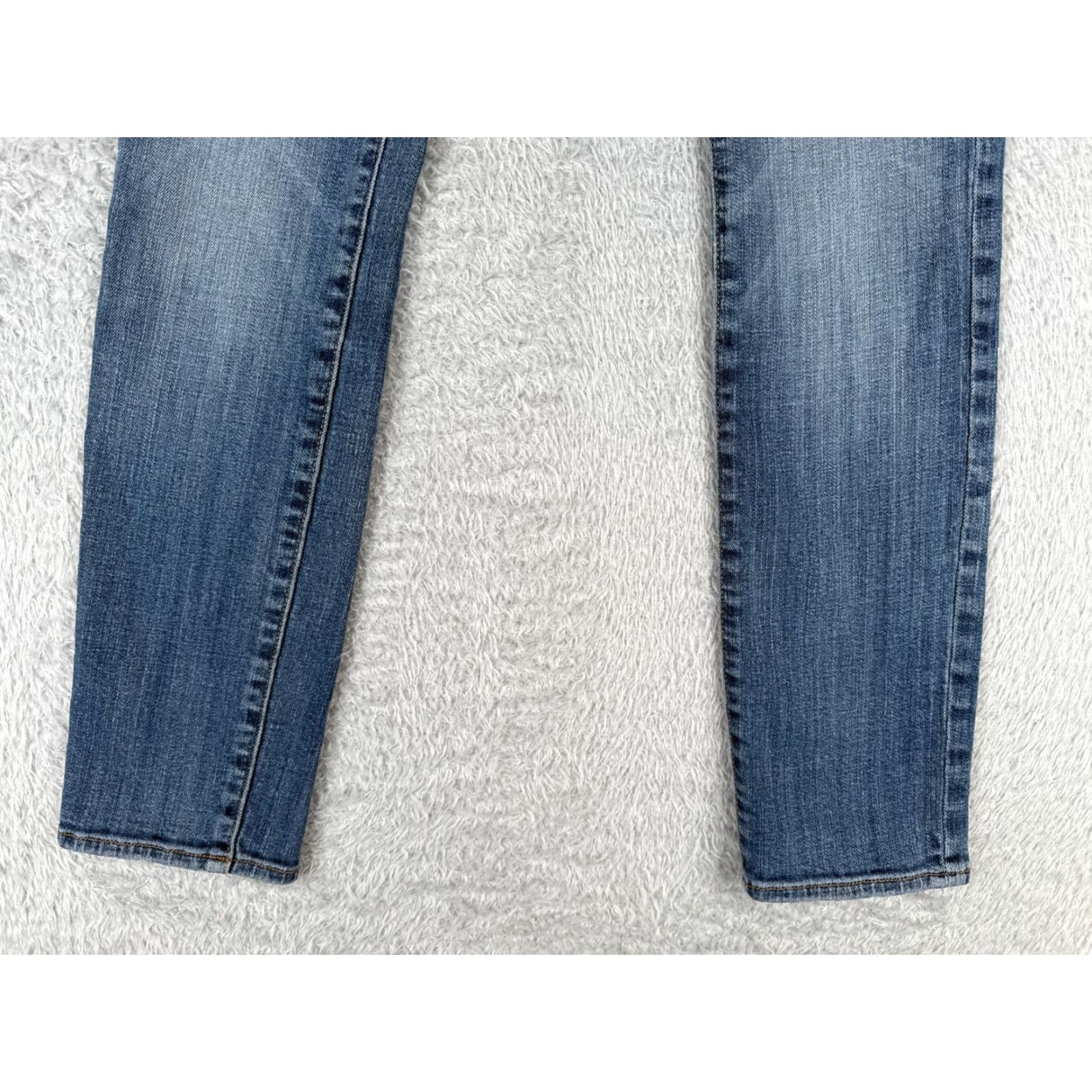 Lucky Brand Lucky Brand Jeans Women 8 Blue Denim Skinny Tapered Low Rise 29x29 Cotton Blend 5-Pocket Design Distressed Size 30" / US 8 / IT 44 - 2 Thumbnail