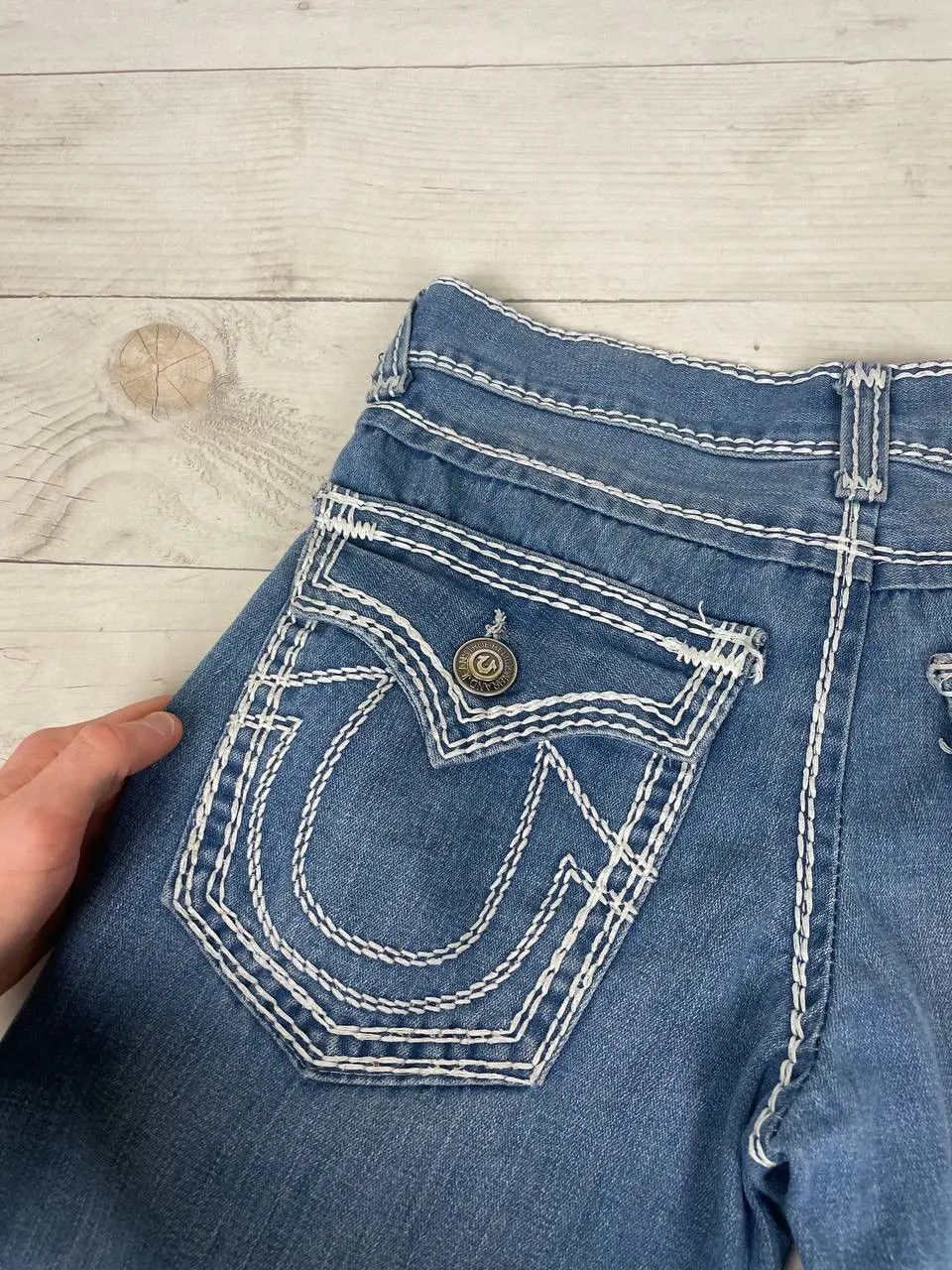True Religion Vintage True Religion Straight Denim Jeans Japan Baggy 90s Size US 32 / EU 48 - 9 Thumbnail