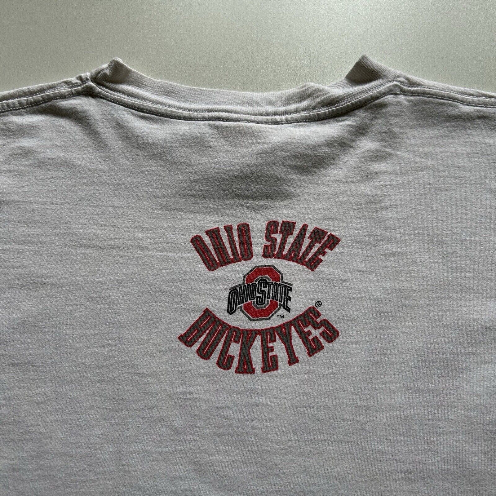 NCAA Vintage 1990s Ohio State Football NCAA Graphic T Shirt Large Size US L / EU 52-54 / 3 - 4 Thumbnail