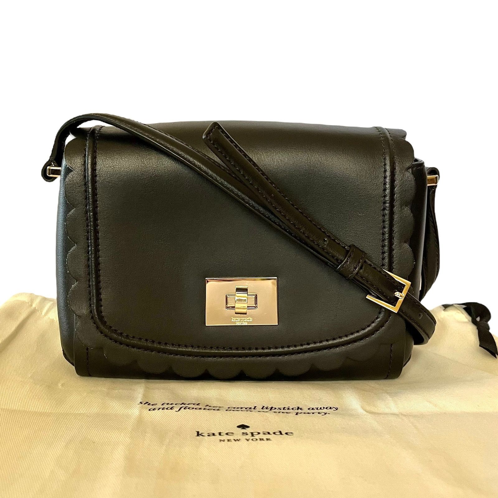 Kate Spade Kate Spade Maple Court Zani Black Leather Crossbody Bag Size ONE SIZE - 1 Thumbnail