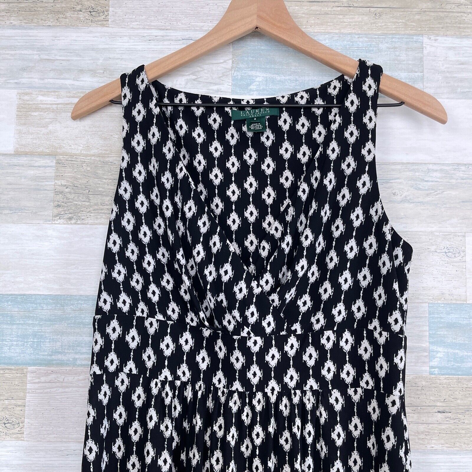 Lauren Ralph Lauren LRL Ralph Lauren Jersey Maxi Dress Black White Womens 8 Size M / US 6-8 / IT 42-44 - 2 Thumbnail