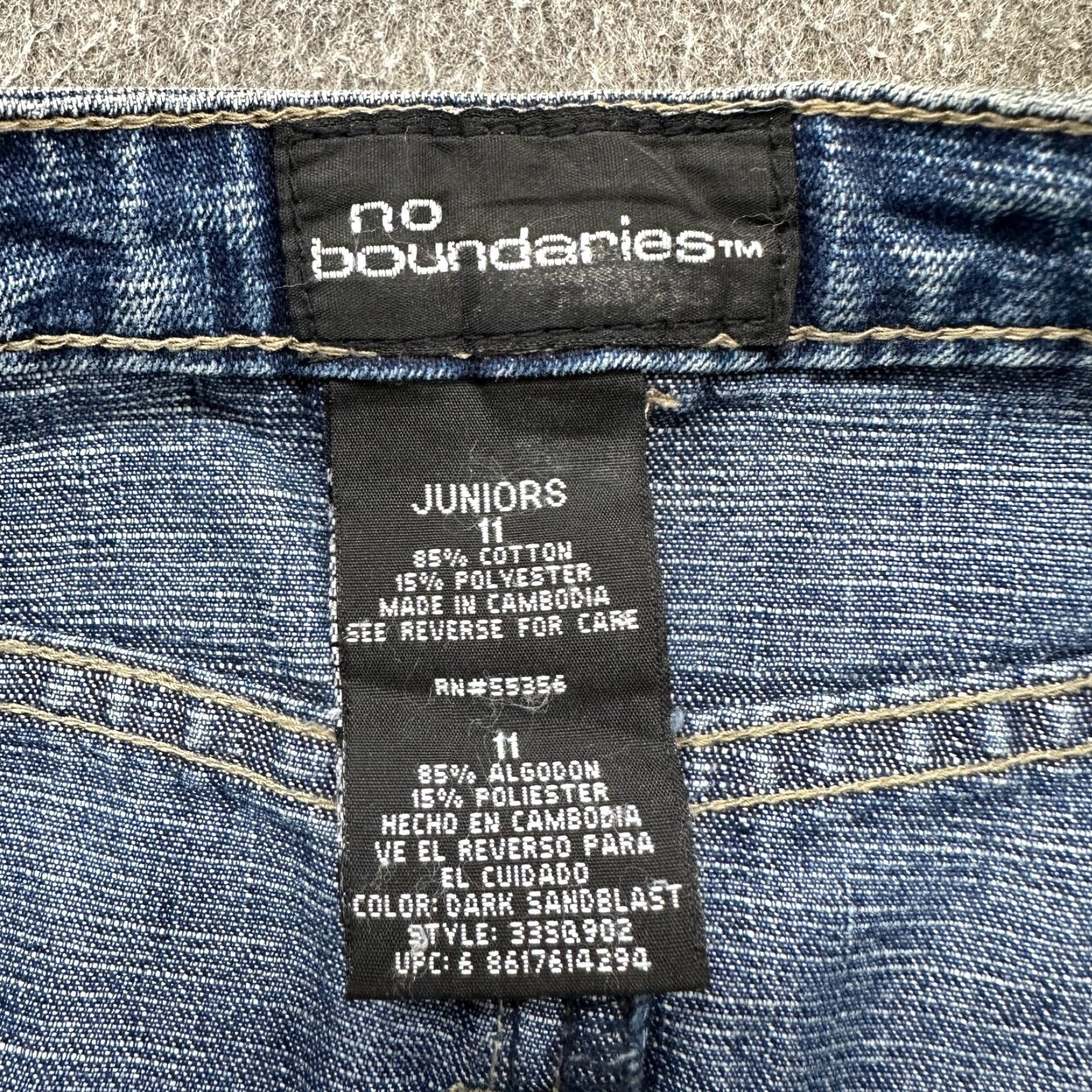 Vintage VINTAGE No Boundaries Skirt Womens 11 Blue Maxi Denim Long Dark Wash Pencil Y2K Womens Boys Girls Mens Size 32" / US 10 / IT 46 - 2 Thumbnail