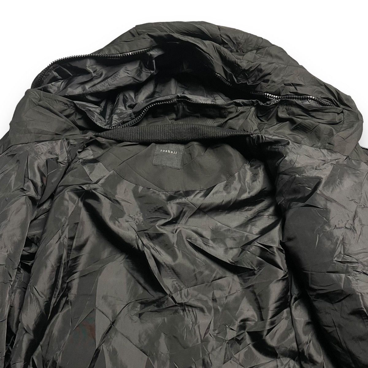 If Six Was Nine 🇯🇵 ROSHELL MULTIPOCKET DOWN PUFFER HOODIE JACKET Size US L / EU 52-54 / 3 - 13 Thumbnail