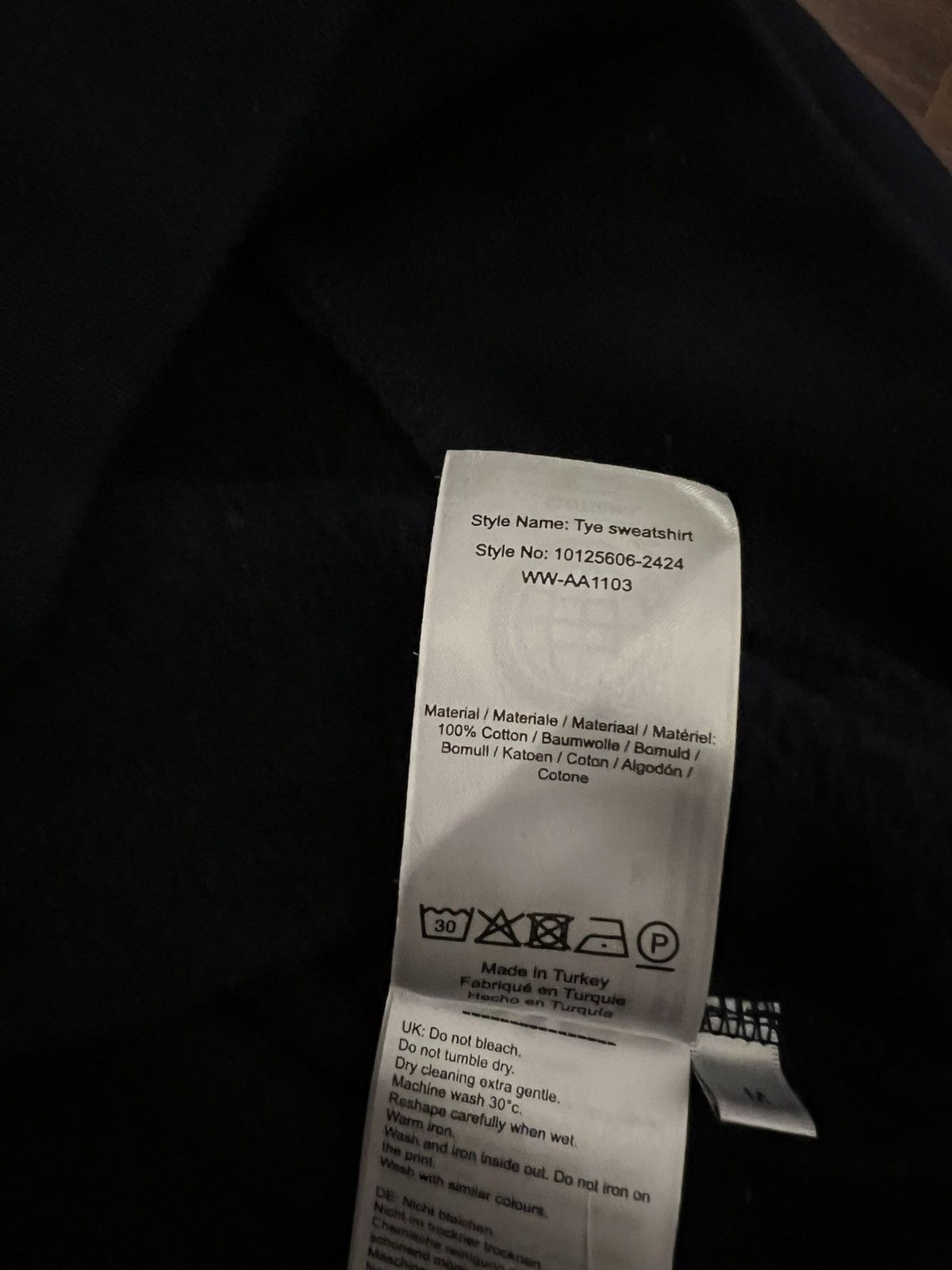 Wood Wood Double A by Wood Wood Graphic Fleece Sweatshirt Size US M / EU 48-50 / 2 - 7 Thumbnail
