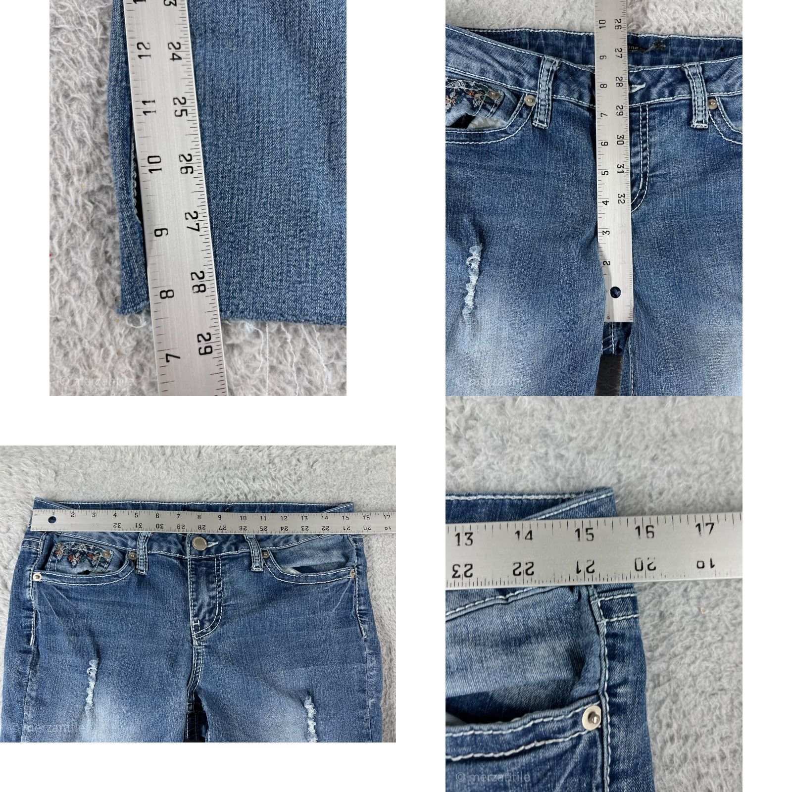 Denime Rue Blue Jeans Bootsword? Size 27" / US 4 / IT 40 - 9 Thumbnail