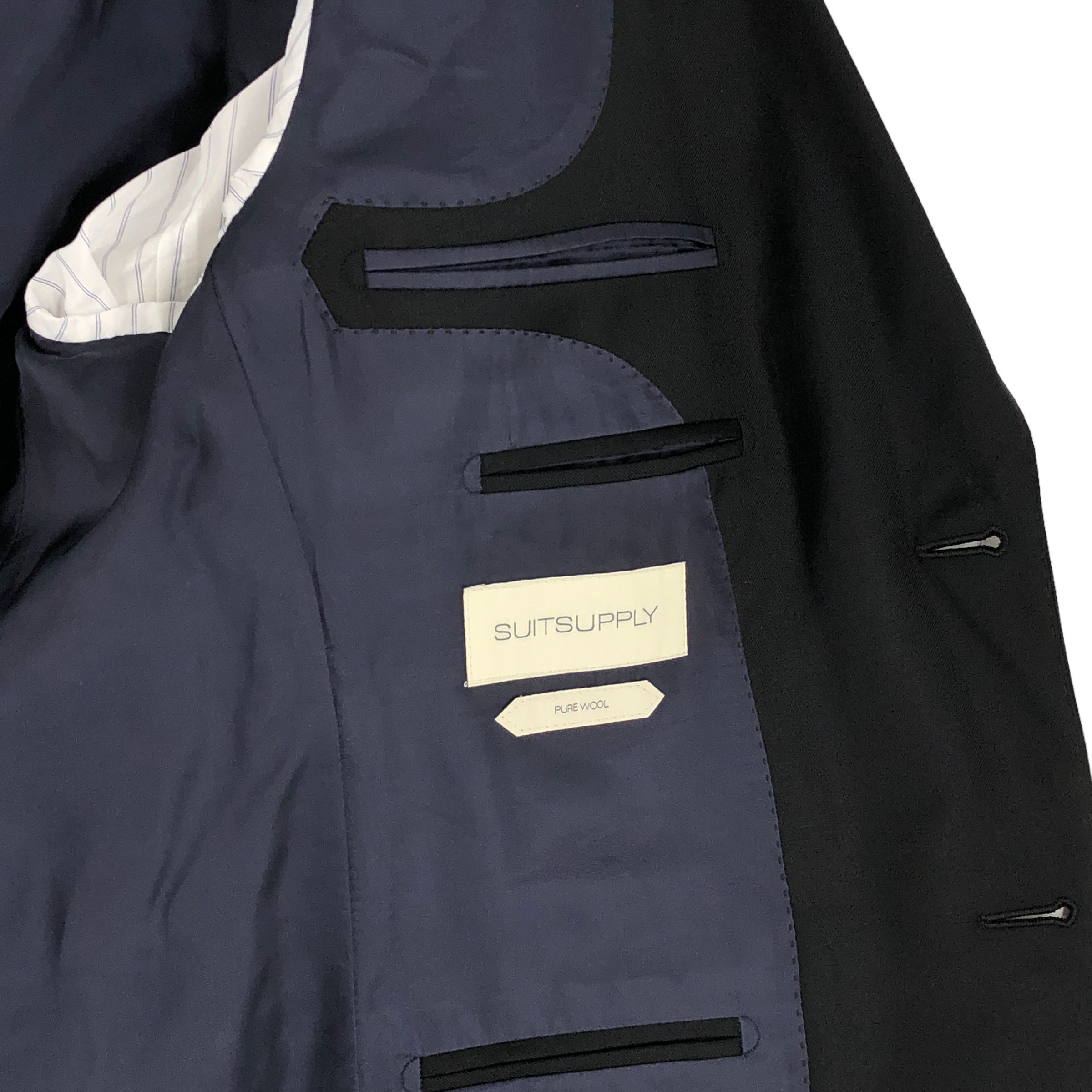 Suitsupply Napoli Single Breasted Wool Blazer Size EU:50; UK:40; US:40R Size 40R - 7 Thumbnail