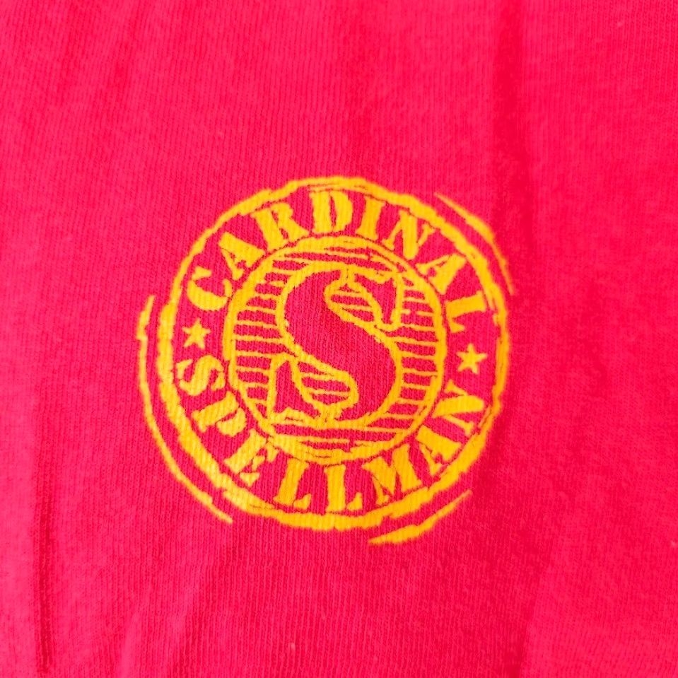 Vintage VINTAGE Cotton Deluxe Cardinal Spellman Henley T Shirt Mens Size L Red 90s High School USA Size US L / EU 52-54 / 3 - 3 Thumbnail