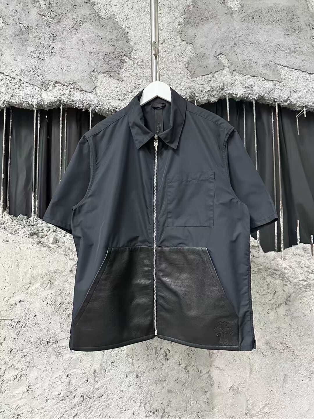Chrome Hearts Chrome Hearts Pocket Leather Short Sleeve Jacket Size US M / EU 48-50 / 2 - 1 Thumbnail