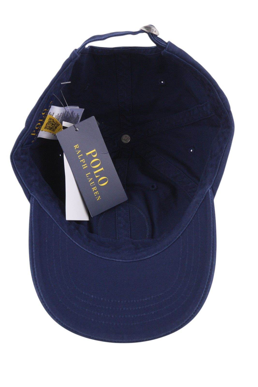 Polo Ralph Lauren 59 CM Dark Blue FRA P.R.F.C. Logo Baseball Cap 84670 Size ONE SIZE - 7 Thumbnail