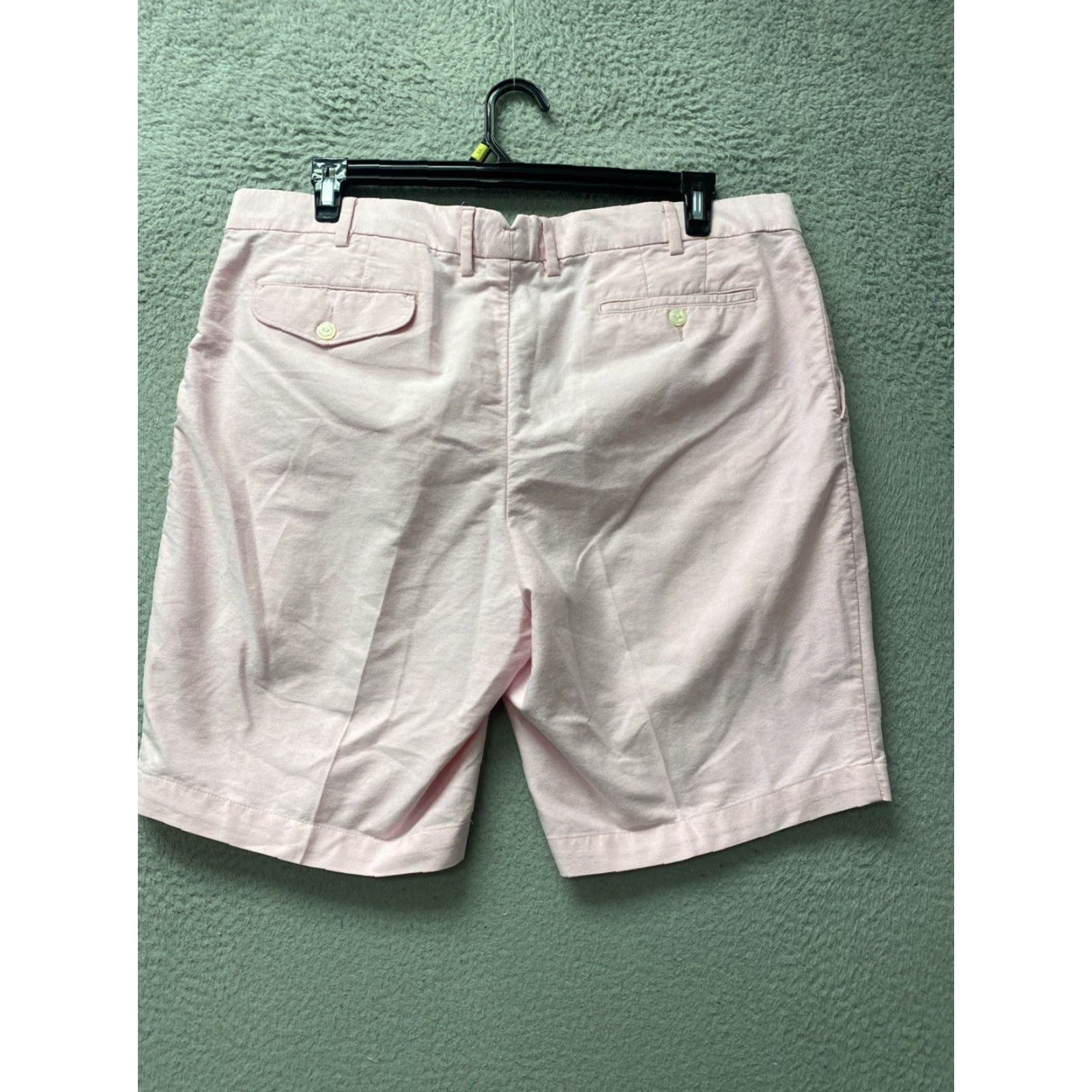 Polo Ralph Lauren VINTAGE Polo Ralph Lauren Men’s Bermuda Shorts Cotton Oxford Classic Fit 40 Pink Summer Casual Mens Size US L / EU 52-54 / 3 - 7 Thumbnail