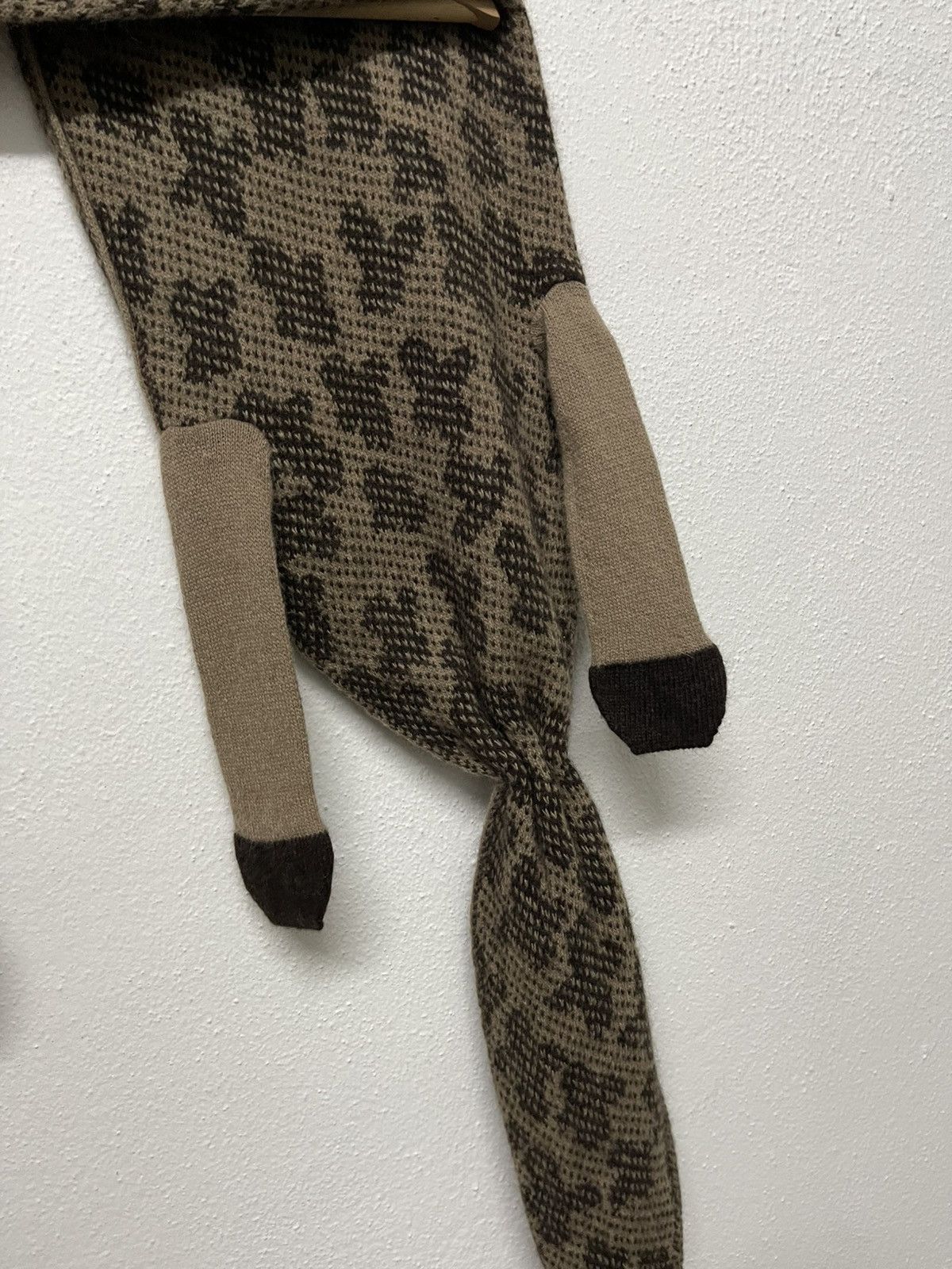 Issey Miyake 90s ISSEY MIYAKE WOOL SCARF RARE DESIGN Size ONE SIZE - 8 Thumbnail