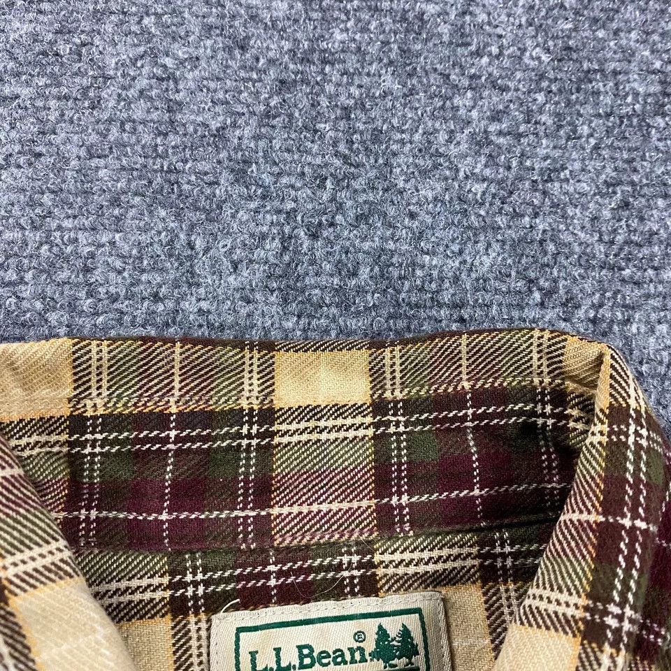 L.L. Bean LL Bean Flannel Shirt Small Regular Plaid Button Down Mens Size US S / EU 44-46 / 1 - 3 Thumbnail