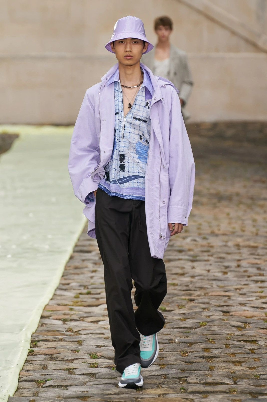 Hermes $4,800 SS23 Mens Purple Parachute Style Windbreaker Jacket Size US M / EU 48-50 / 2 - 23 Thumbnail