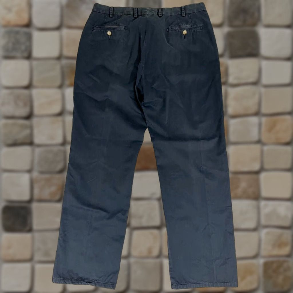 Peter Millar VINTAGE Peter Millar Men's Crown Pima Cotton Chino Pants Navy Sz 36x30 Size US 36 / EU 52 - 1 Thumbnail