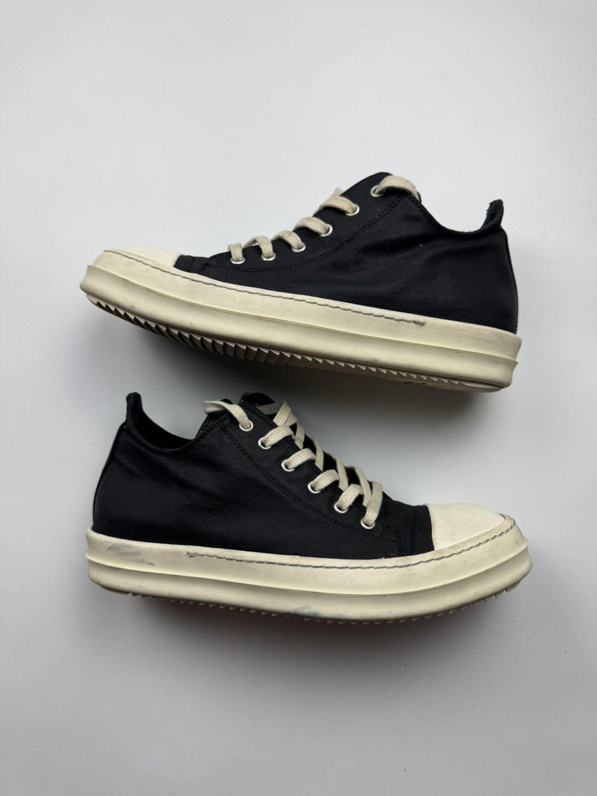 Rick Owens Drkshdw Rick Owens Drkshdw Ramones Low Size US 8 / EU 41 - 2 Thumbnail
