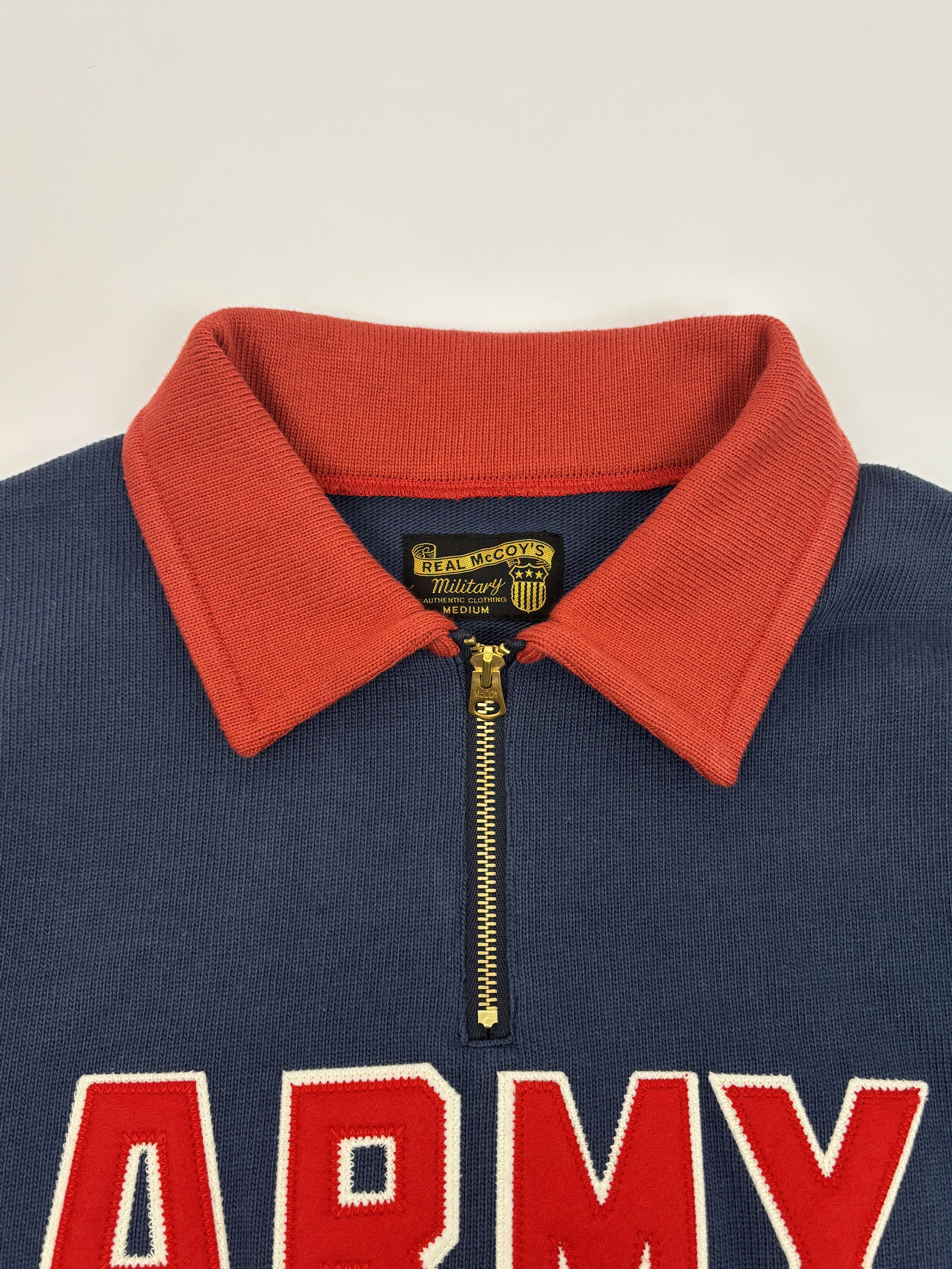 The Real McCoy's Real McCoy’s Athletic Half-Zip Jersey Army Size US M / EU 48-50 / 2 - 5 Thumbnail