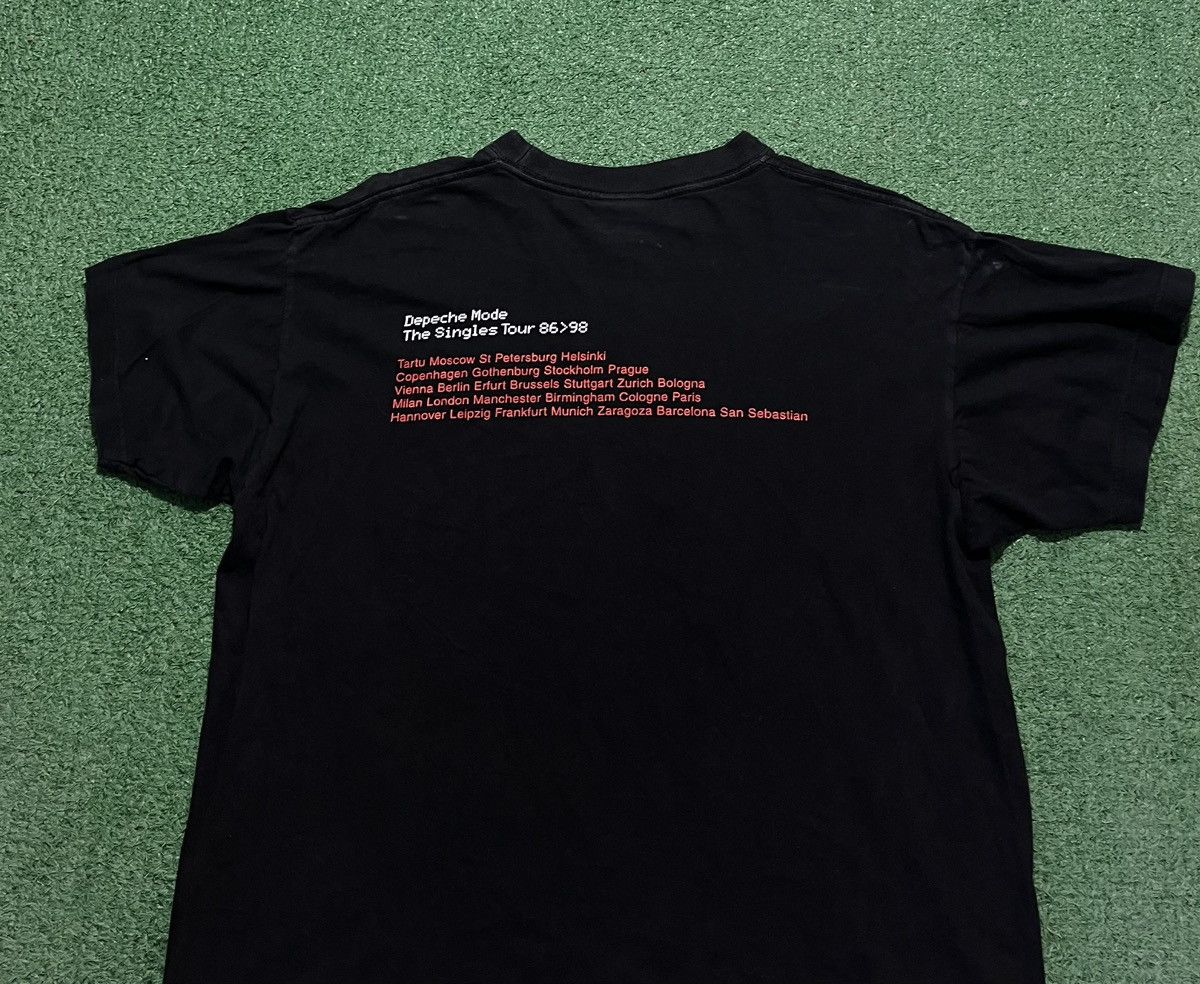 Band Tees × Vintage Depeche Mode Tee Vintage 1998 The Singles Tour Size US M / EU 48-50 / 2 - 7 Thumbnail