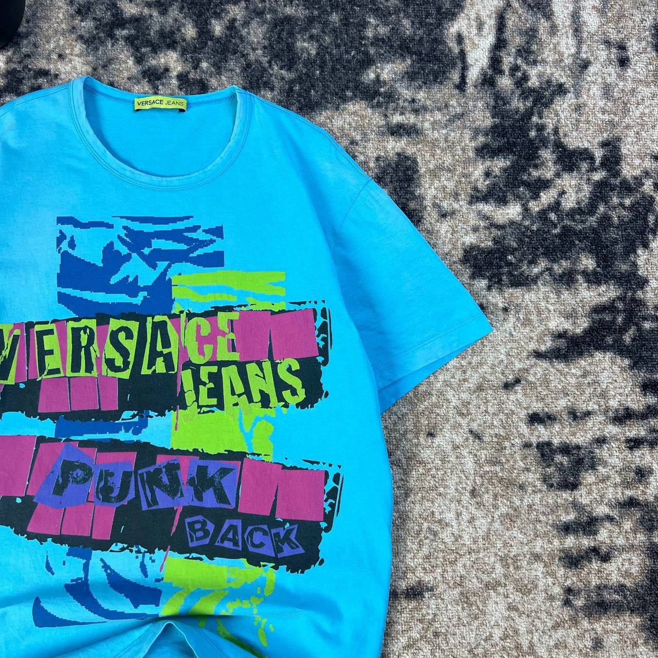 Versace Jeans Couture Versace Jeans Couture Luxury Y2K Big Logo T-Shirt 1TS102 Size US M / EU 48-50 / 2 - 2 Thumbnail
