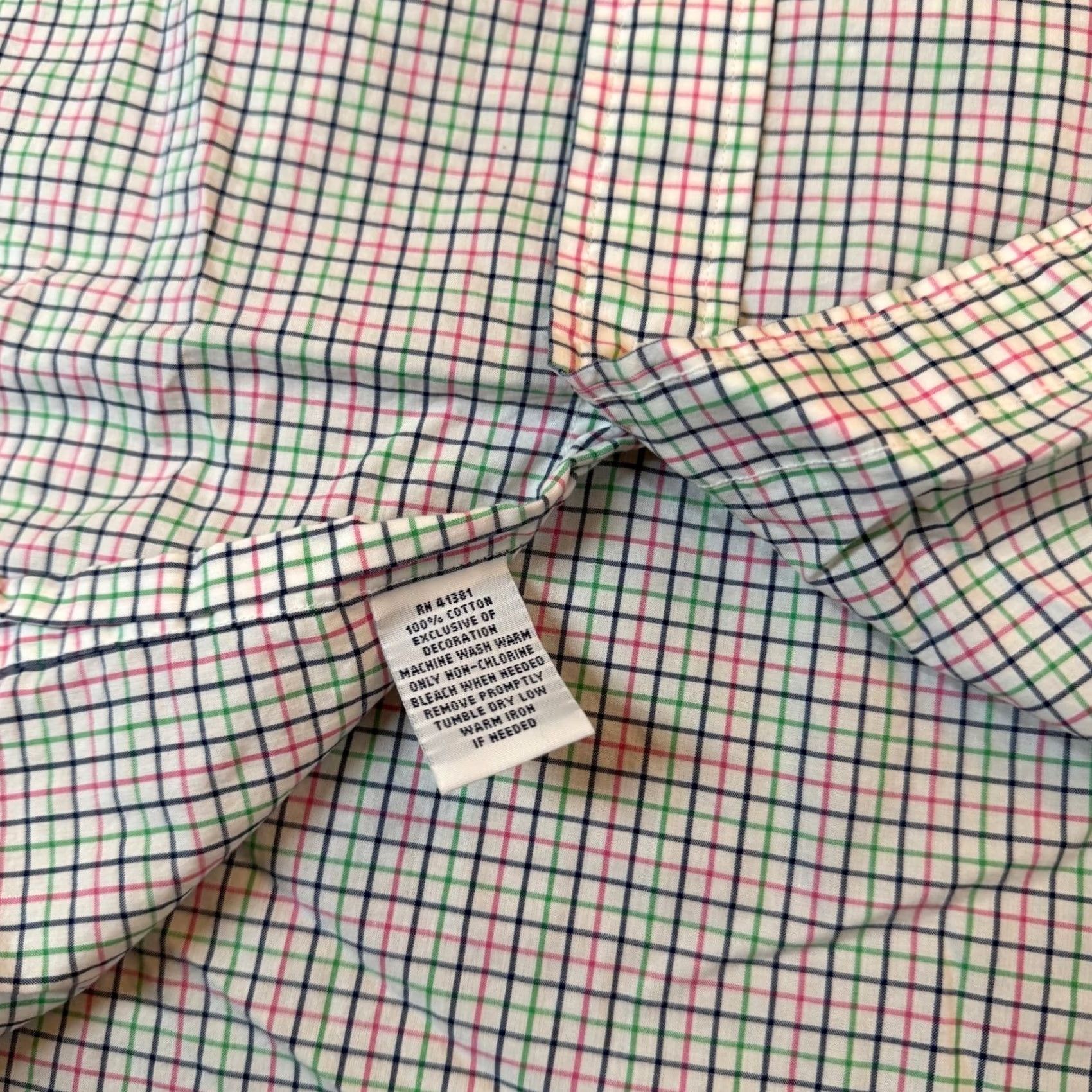 Ralph Lauren Ralph Lauren Button-Down Shirt Mens L Multicolor Tattersall Check 100% Cotton Embroidered Logo Classic Fit Size US L / EU 52-54 / 3 - 7 Thumbnail