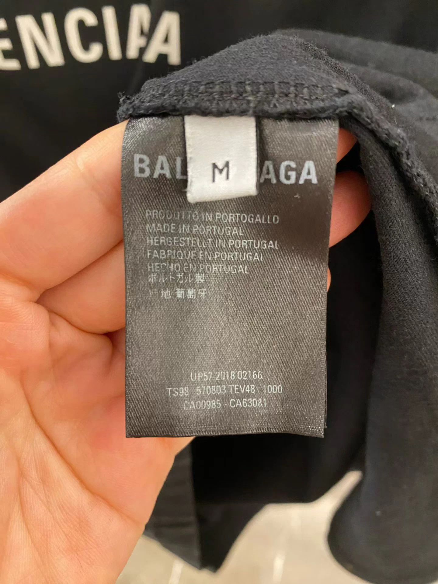 Balenciaga Balenciaga Padlock Black Short Sleeve Tee M Size US M / EU 48-50 / 2 - 4 Thumbnail