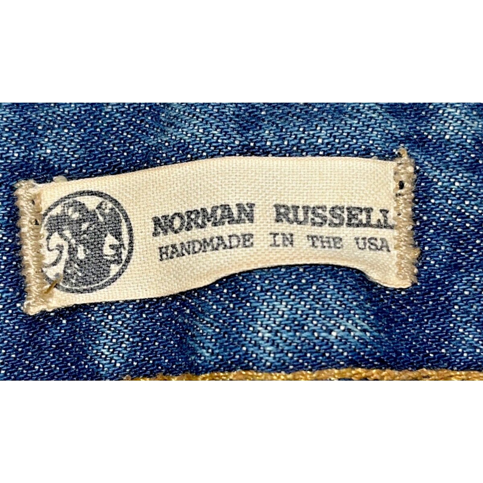 Norman Russell Norman Russell Selvedge Denim Jeans USA Straight Fit 27x28 Size US 27 - 8 Thumbnail