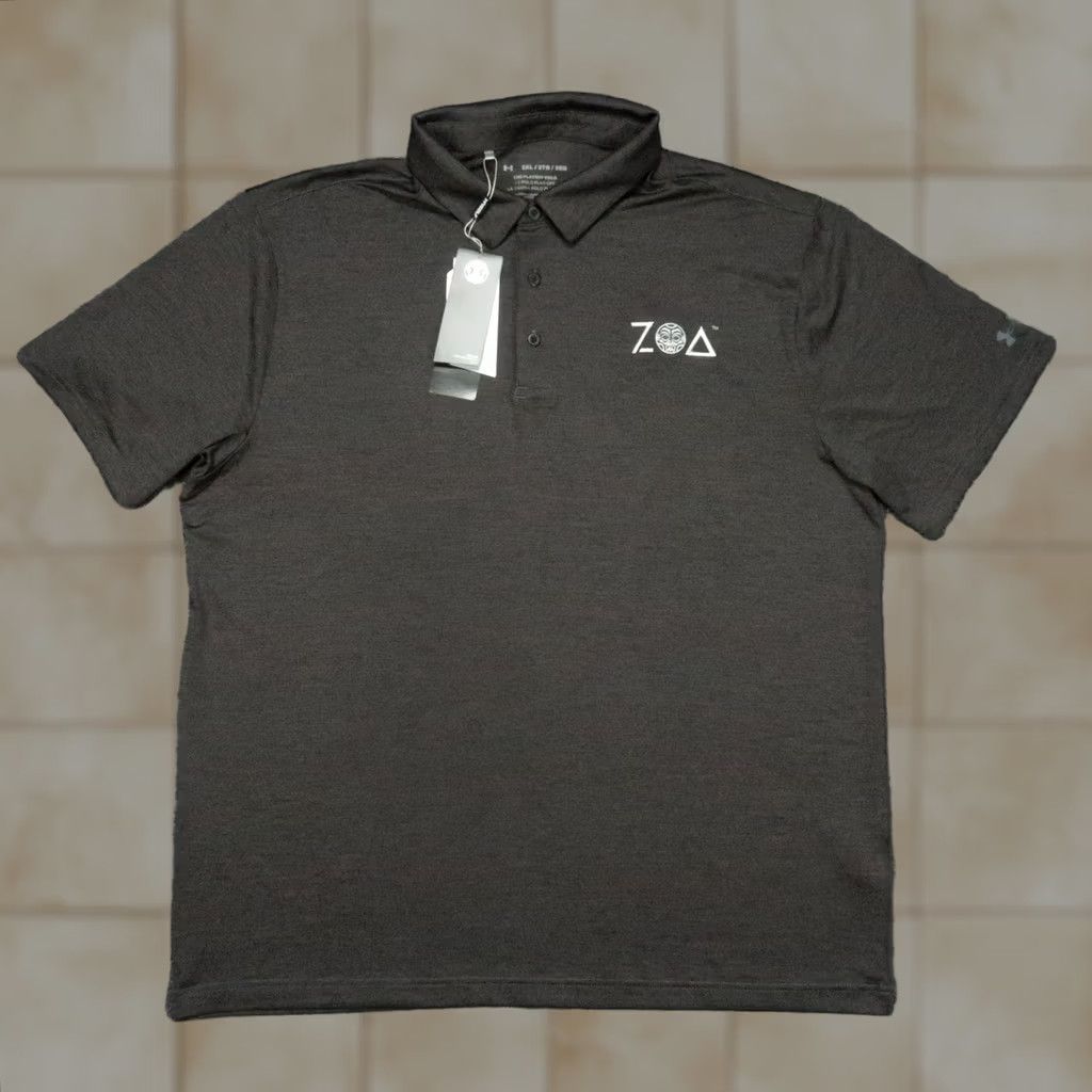 Under Armour Under Armour Polo Shirt Mens XXL Gray Short Sleeve The Playoff ZOA Rock Embroidery Golf Athletic Breathable Moisture Wicking 2XL Redefined Fit Size US XXL / EU 58 / 5 - 1 Thumbnail