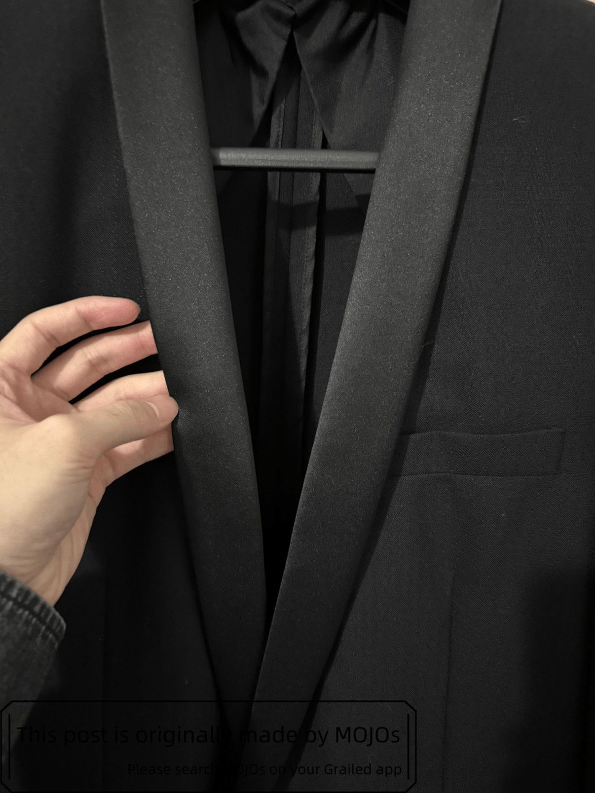 Saint Laurent Paris Sz 48 Saint Laurent Paris 18SS Satin Collar Blazer mojos1216 Size US M / EU 48-50 / 2 - 3 Thumbnail