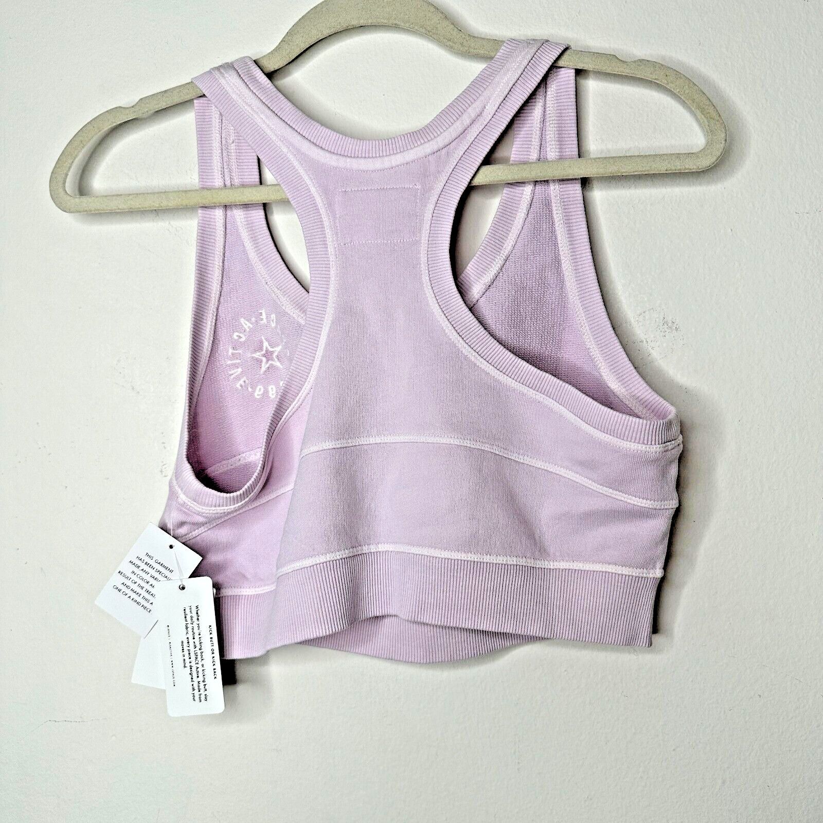 Other NWT L*Space Out Of Bounds Lilac Crop Scoop Racerback Bra S Size S / US 4 / IT 40 - 5 Thumbnail