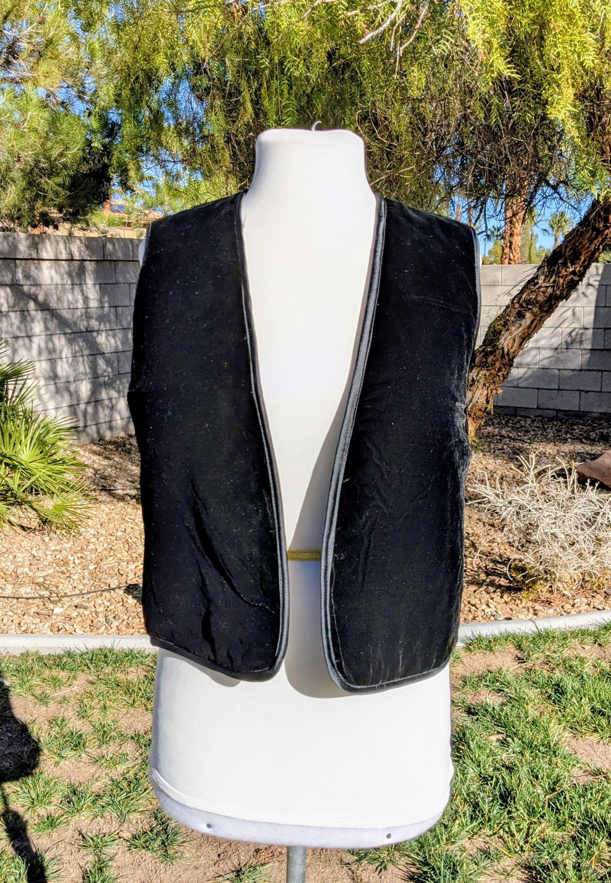 Other Classic Reversible Velvet/Quilted Vest Design Top Size US S / EU 44-46 / 1 - 1 Thumbnail