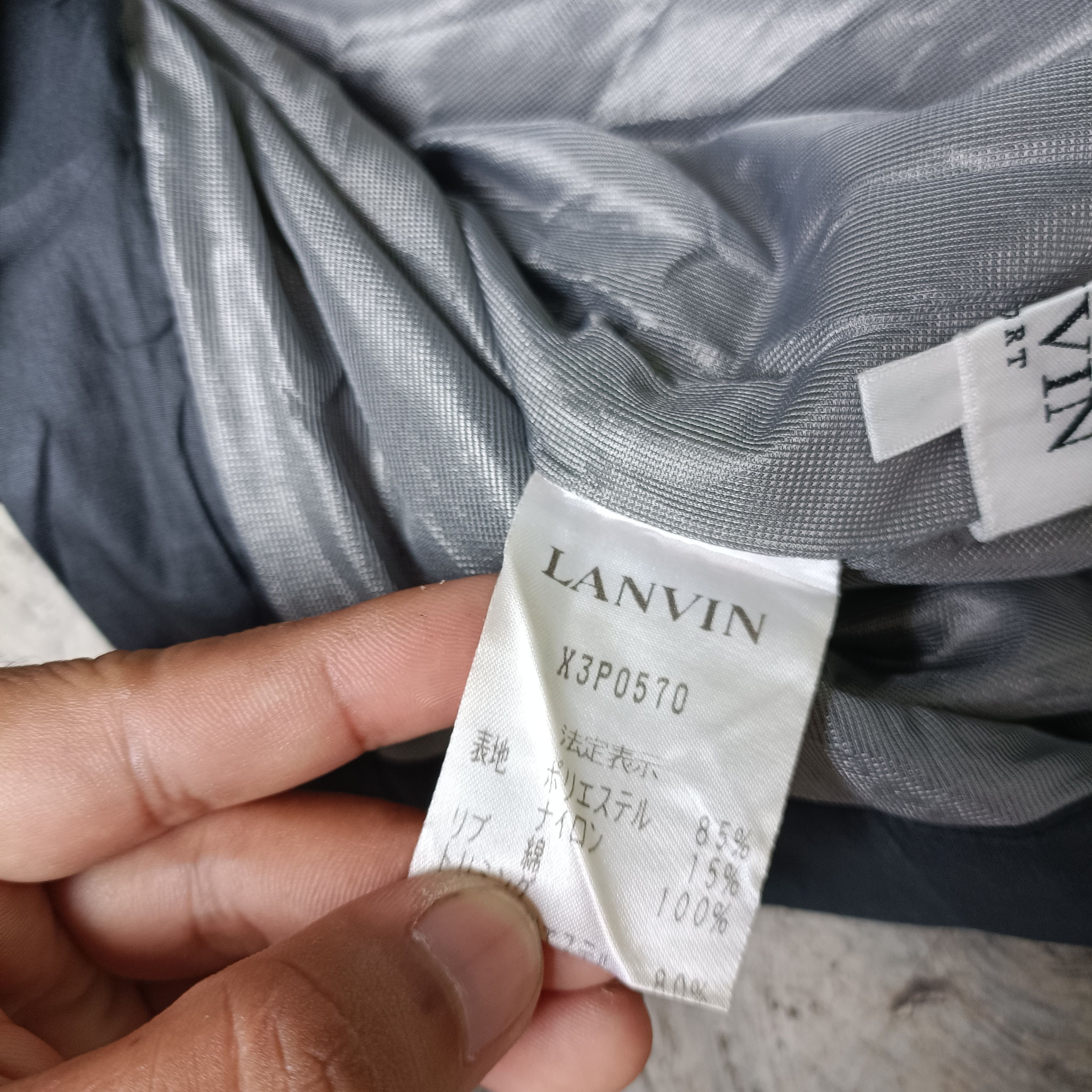 Lanvin Vintage Lanvin Sport AW Nylon Pants With Rib Size 27" / US 4 / IT 40 - 11 Thumbnail