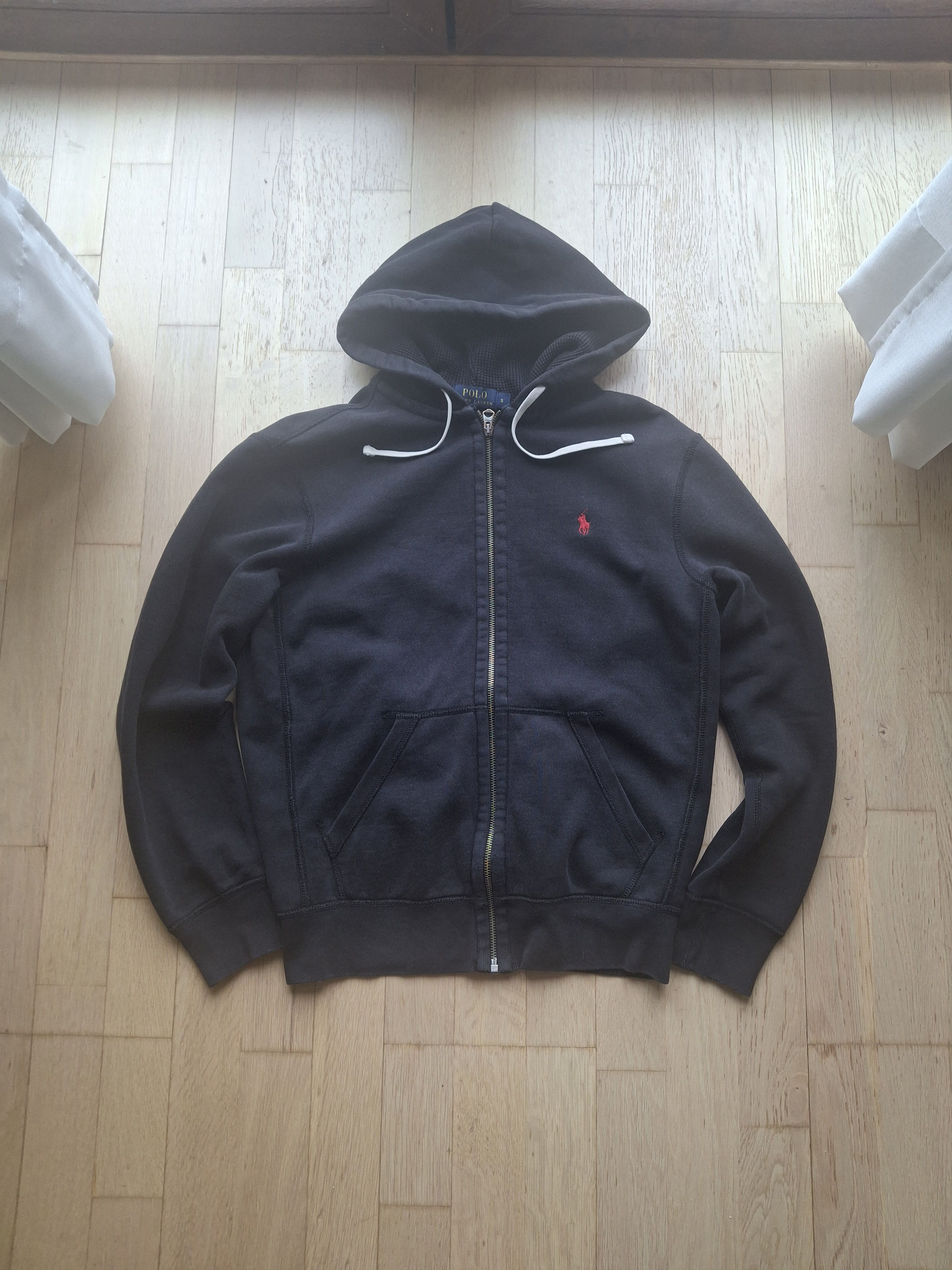 Polo Ralph Lauren × Ralph Lauren Black hoodie zip PRL polo ralph lauren Old money boxy logo Size US S / EU 44-46 / 1 - 1 Thumbnail