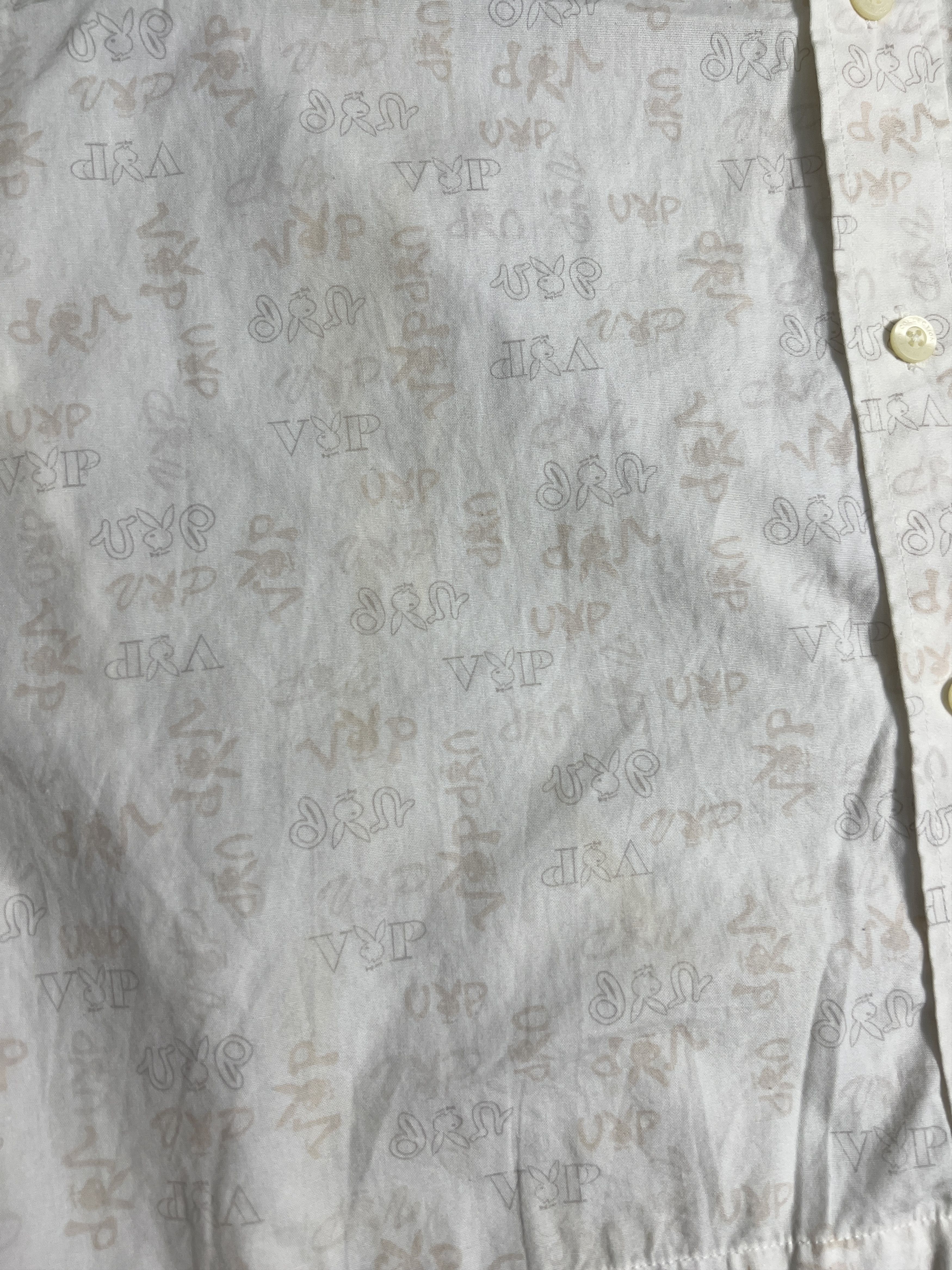 Playboy VIP Playboy Collection Printed Buttons Up Shirt (L) JK639 Size US XL / EU 56 / 4 - 7 Thumbnail