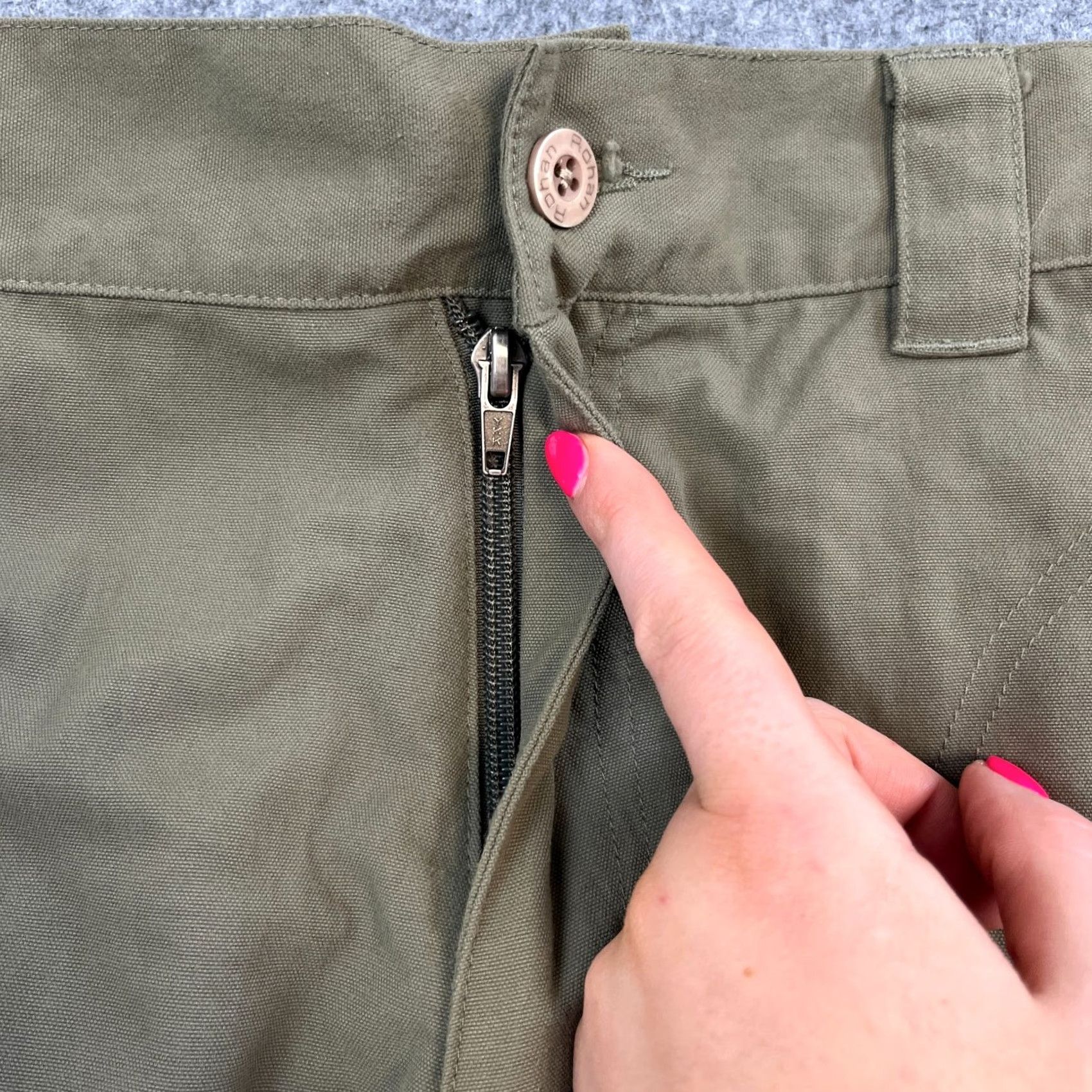 Vintage Rohan Mens Cargo Trousers Pants Regular 36 Beige Cotton Canvas 5-Pocket Chino Straight Size US 36 / EU 52 - 7 Thumbnail