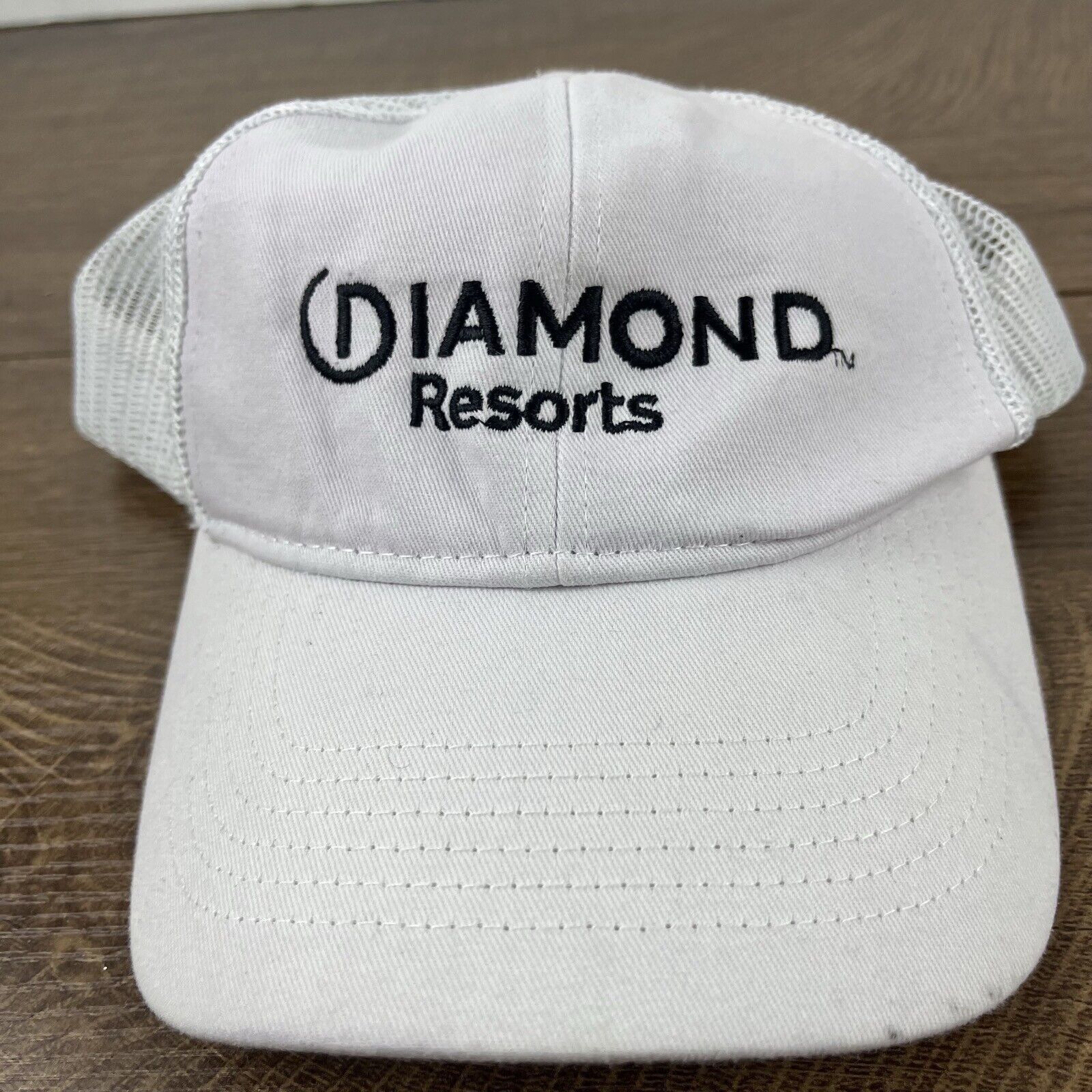 Other Diamond Resort Hat Diamond Snapback Hat White Adjustable Hat Size ONE SIZE - 6 Thumbnail