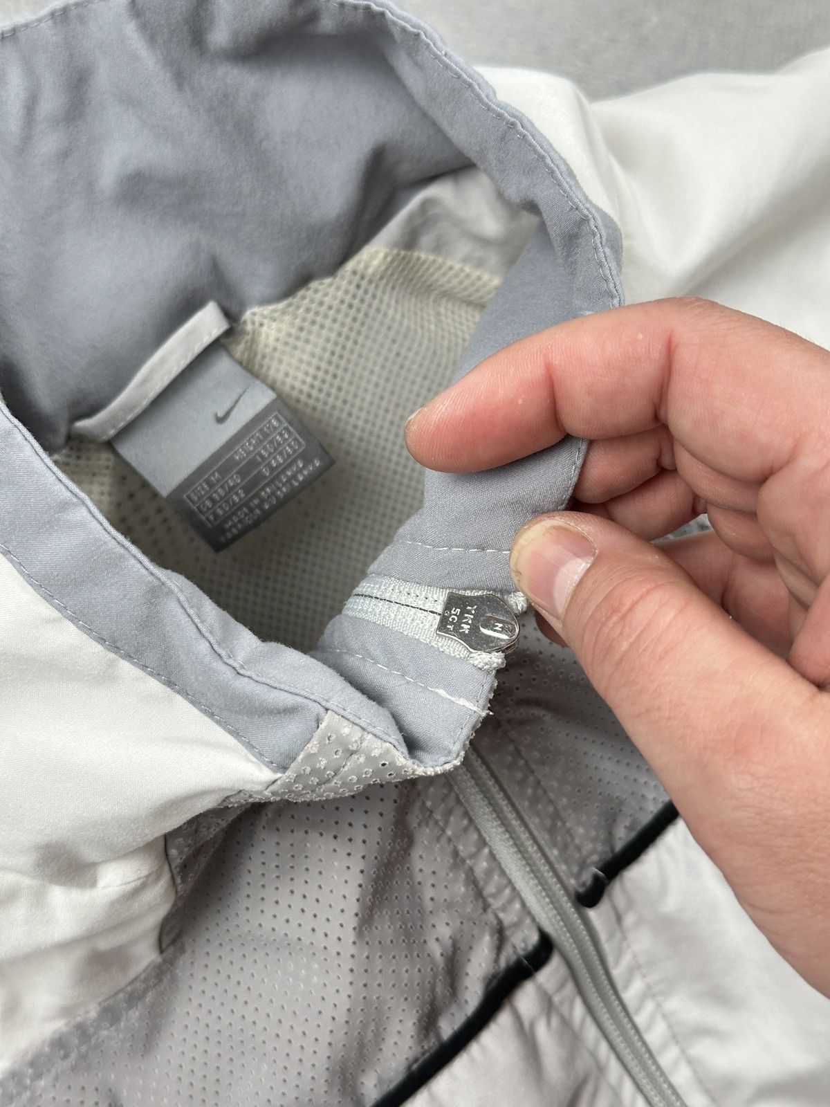 Nike Nike Air Max Series 87 Vintage Track Jacket Grey White Y2K Size US M / EU 48-50 / 2 - 10 Thumbnail