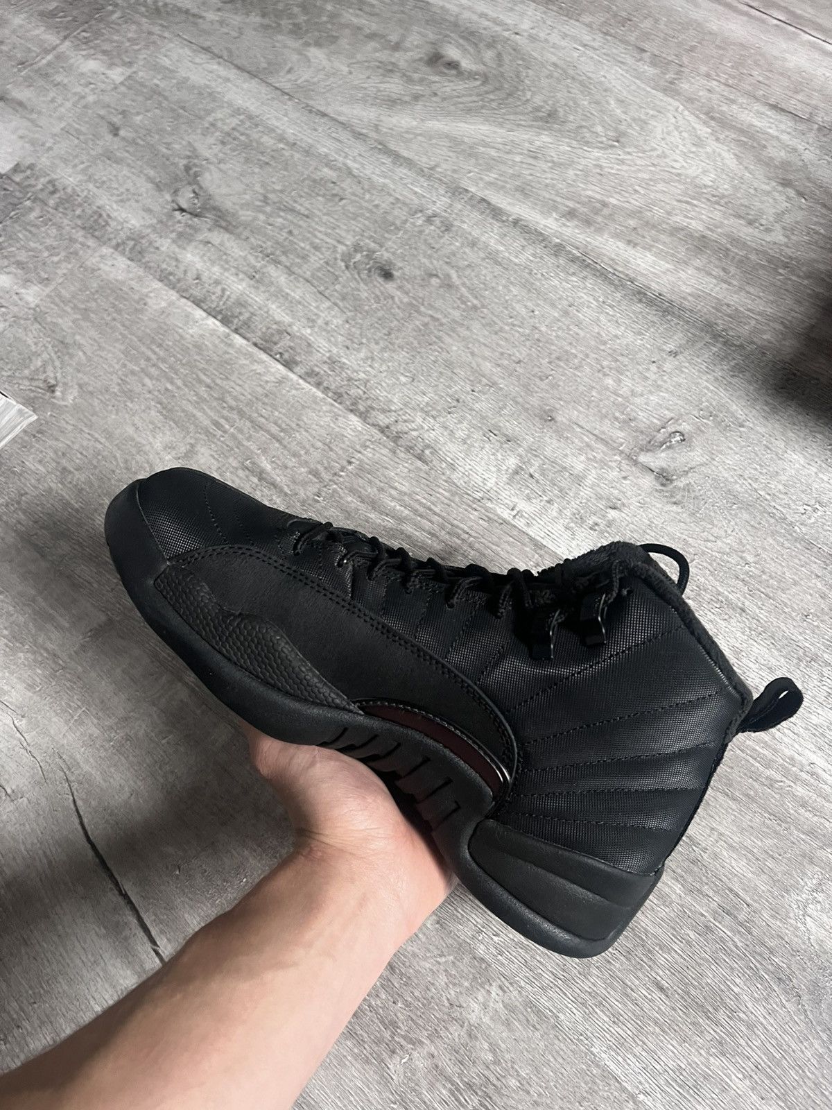 Nike Nike Air Jordan 12 Retro Winterized Black Size US 8 / EU 41 - 5 Thumbnail