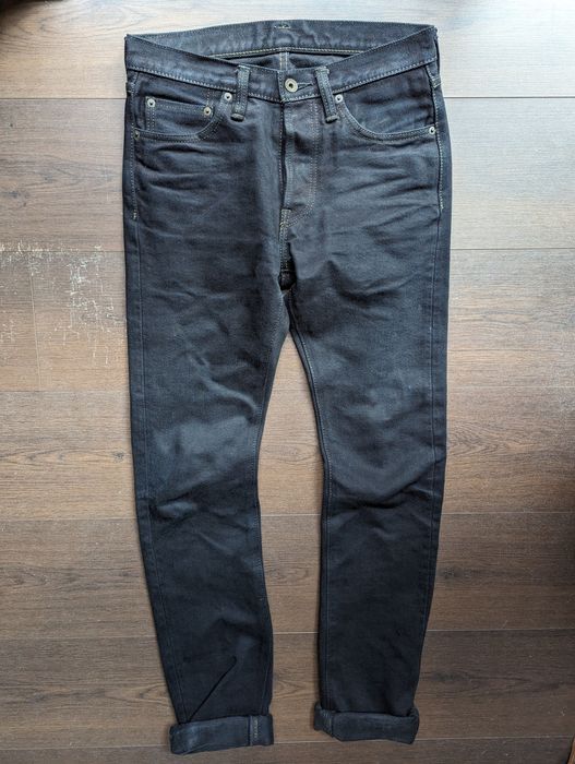 Iron Heart Iron Heart Super Slim Indigo Overdyed Black 25oz size 29 ...