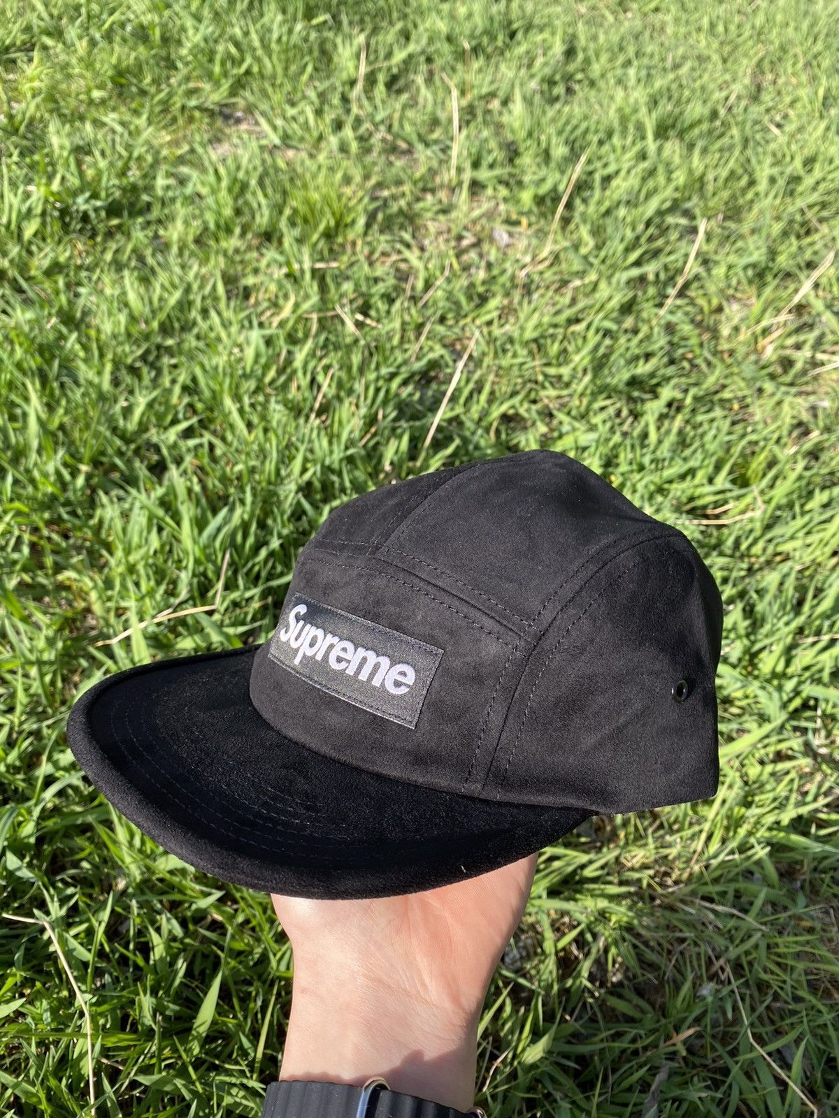 Supreme Supreme Camp Eco material 5 Panel Hat Cap Black Size ONE SIZE - 2 Thumbnail