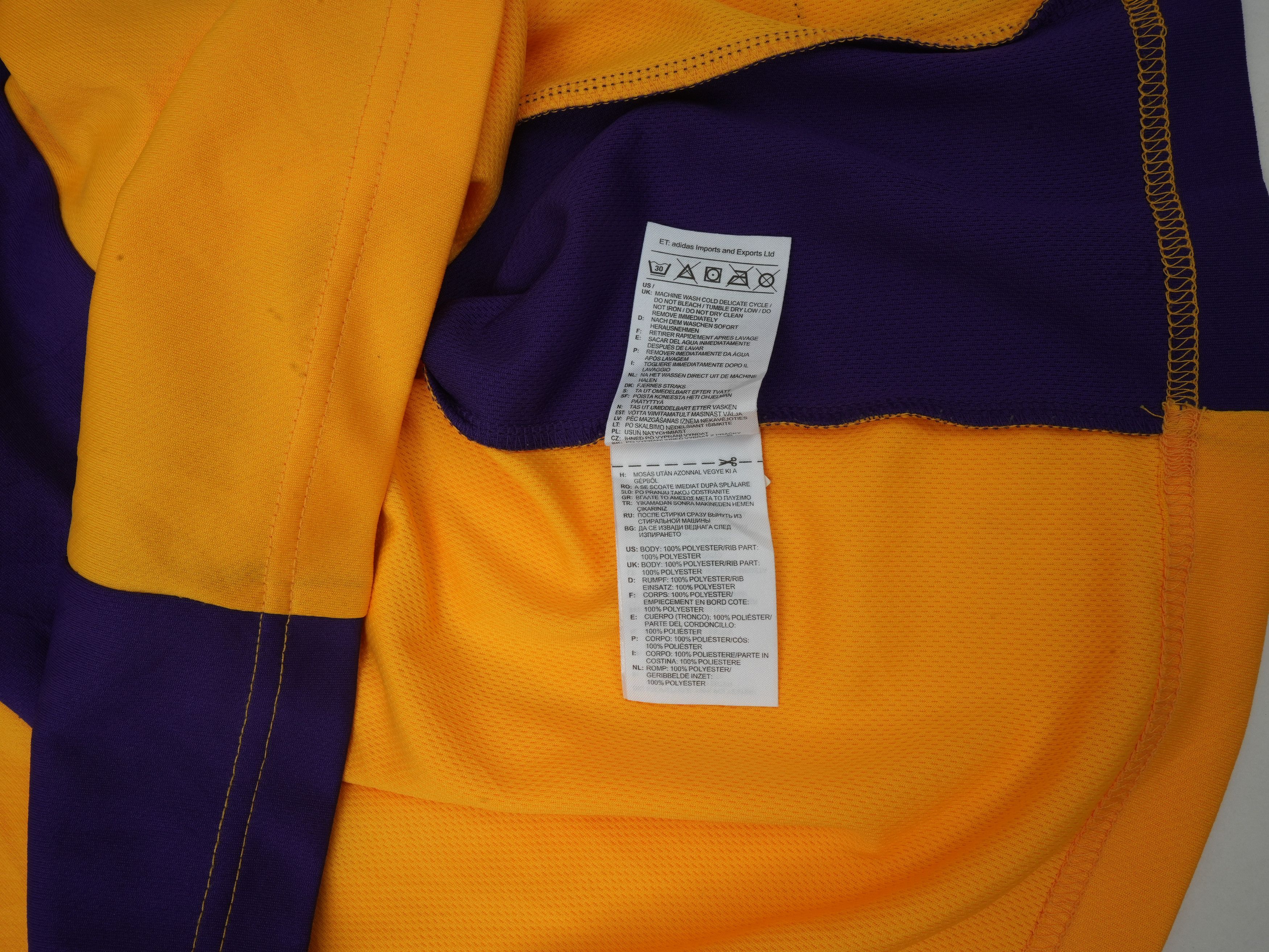 Adidas Adidas Los Angeles Lakers basketball jersey Size US L / EU 52-54 / 3 - 7 Thumbnail