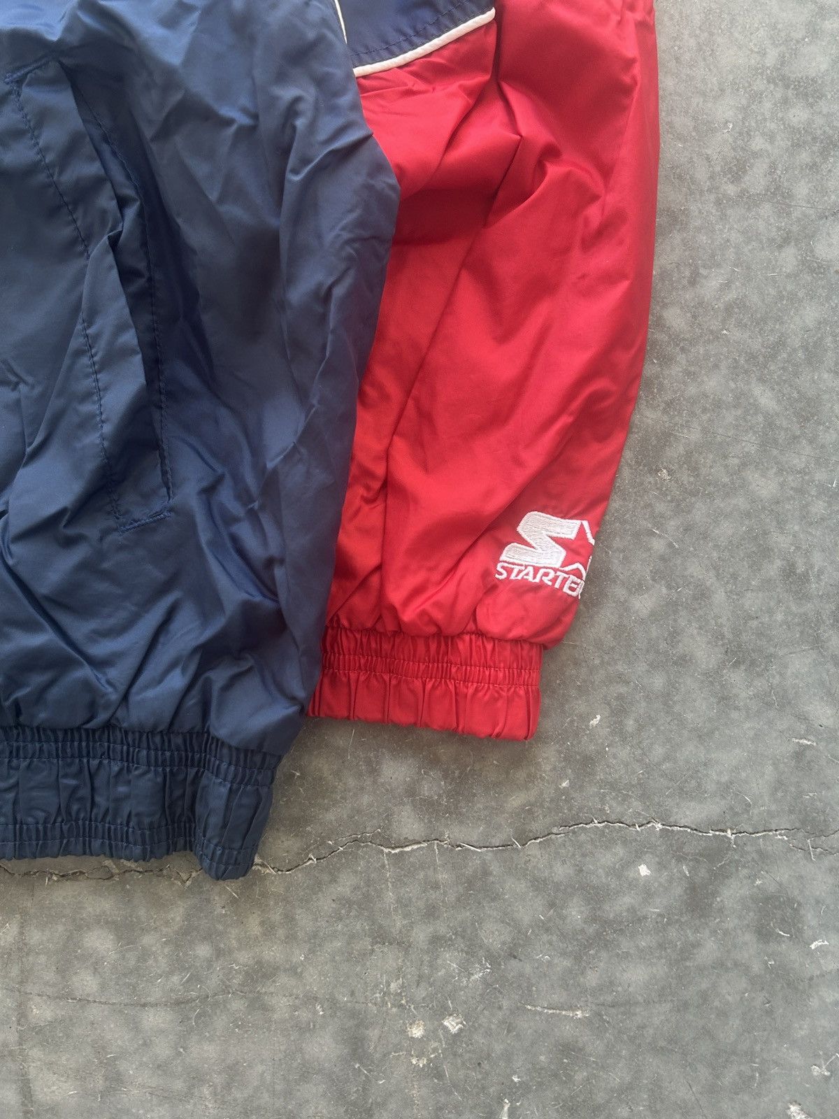 Starter × Vintage Vintage 90s Starter Atlanta Braves Windbreaker Jacket Size US XXL / EU 58 / 5 - 3 Thumbnail