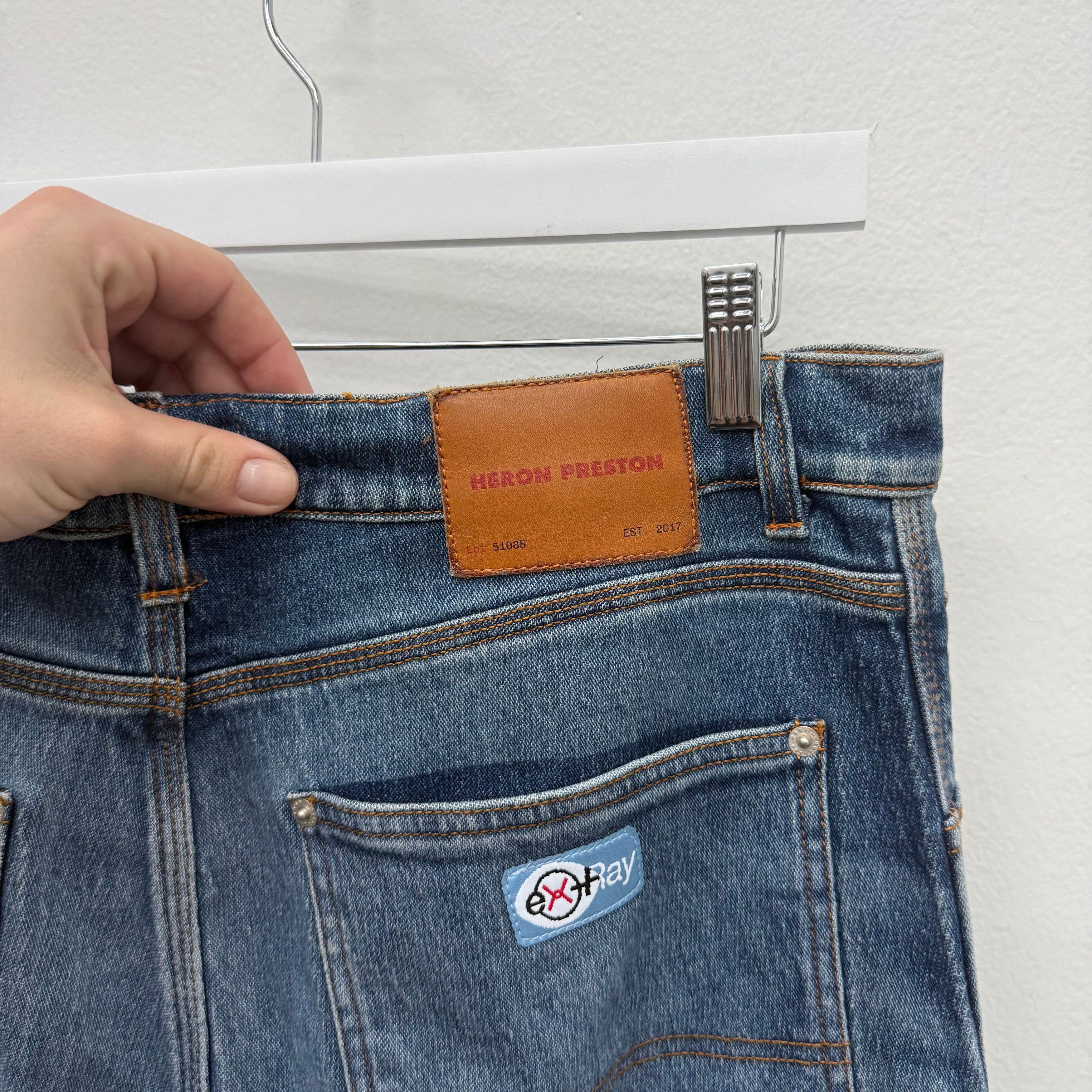 Heron Preston Heron Preston Denim Jeans - Size 34 Size US 34 / EU 50 - 2 Thumbnail